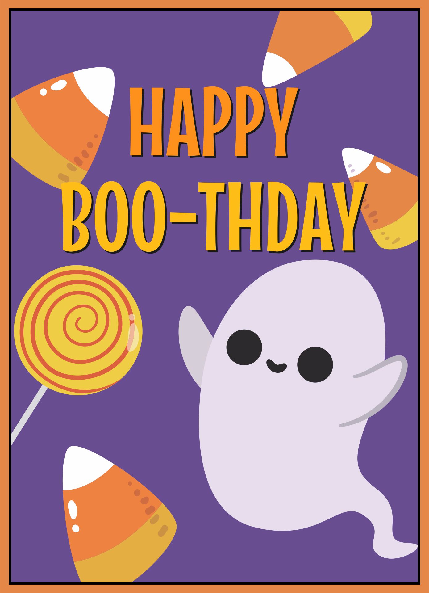 Halloween Birthday Cards Free Printable
