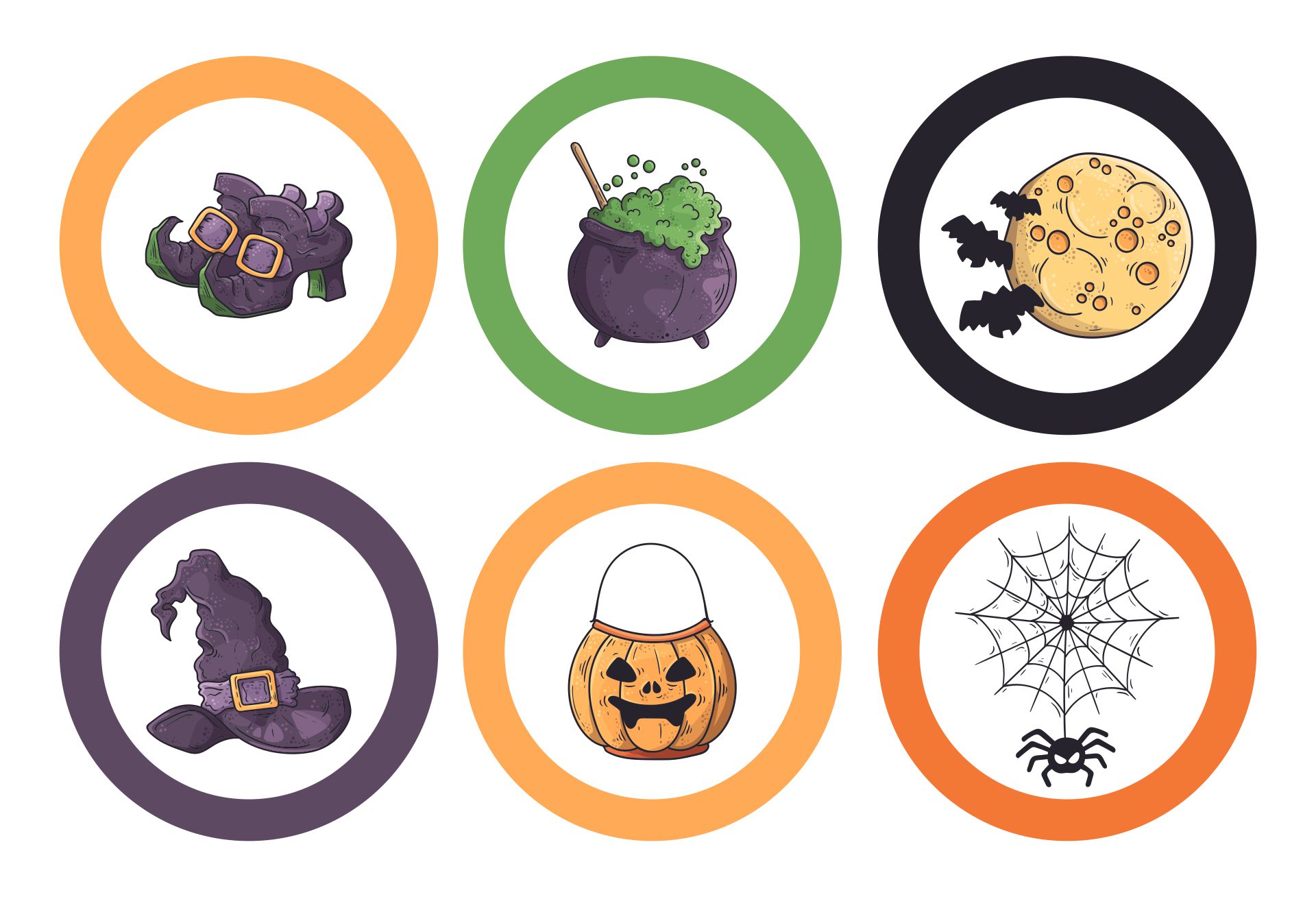 Halloween Cupcake Toppers Printable Halloween Party