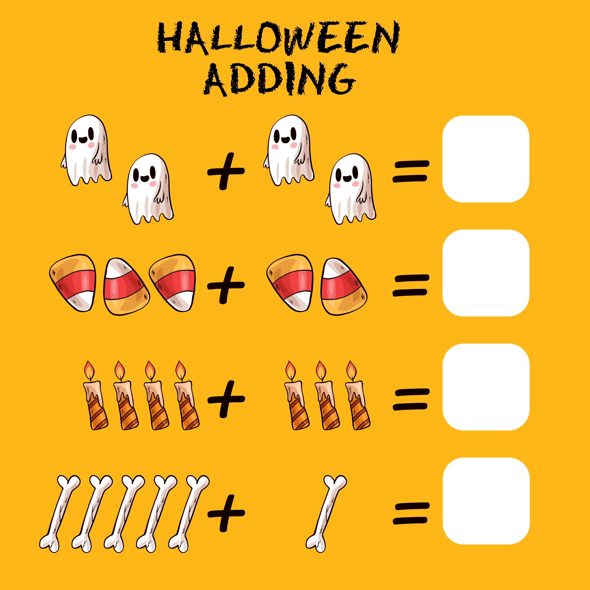 Halloween Printables Literacy & Math