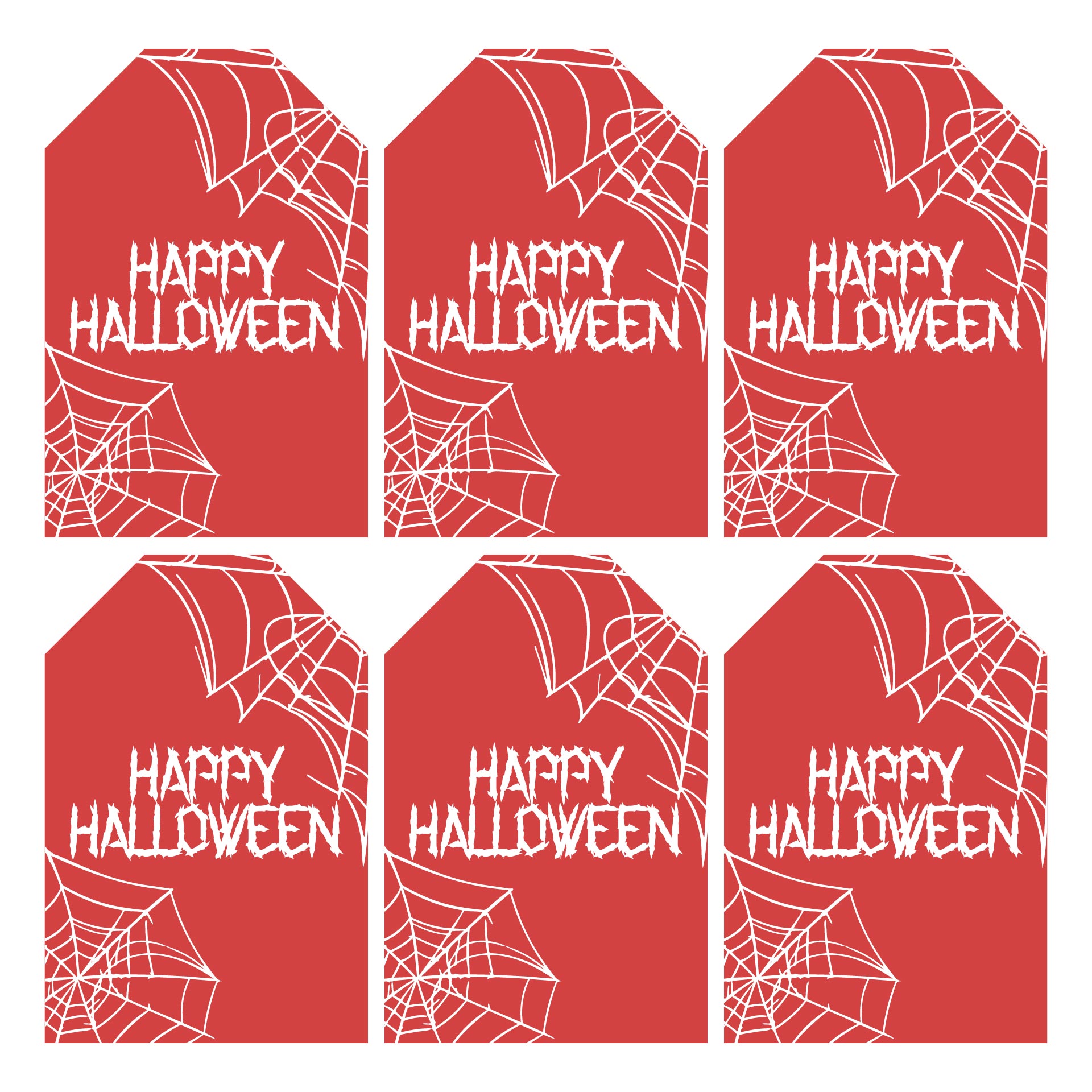 Happy Halloween Gift Tag Free Printable