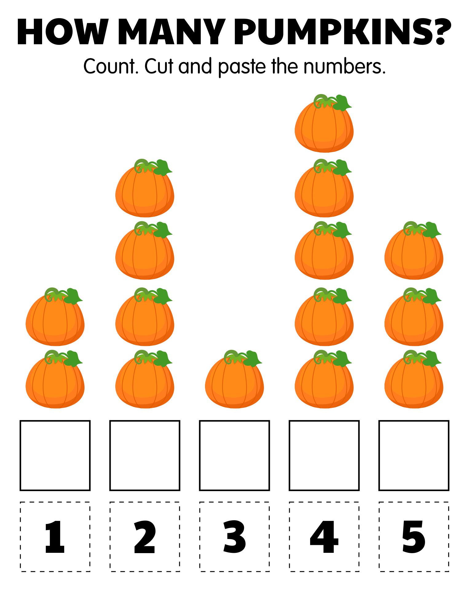 Kindergarten halloween math worksheets additoin