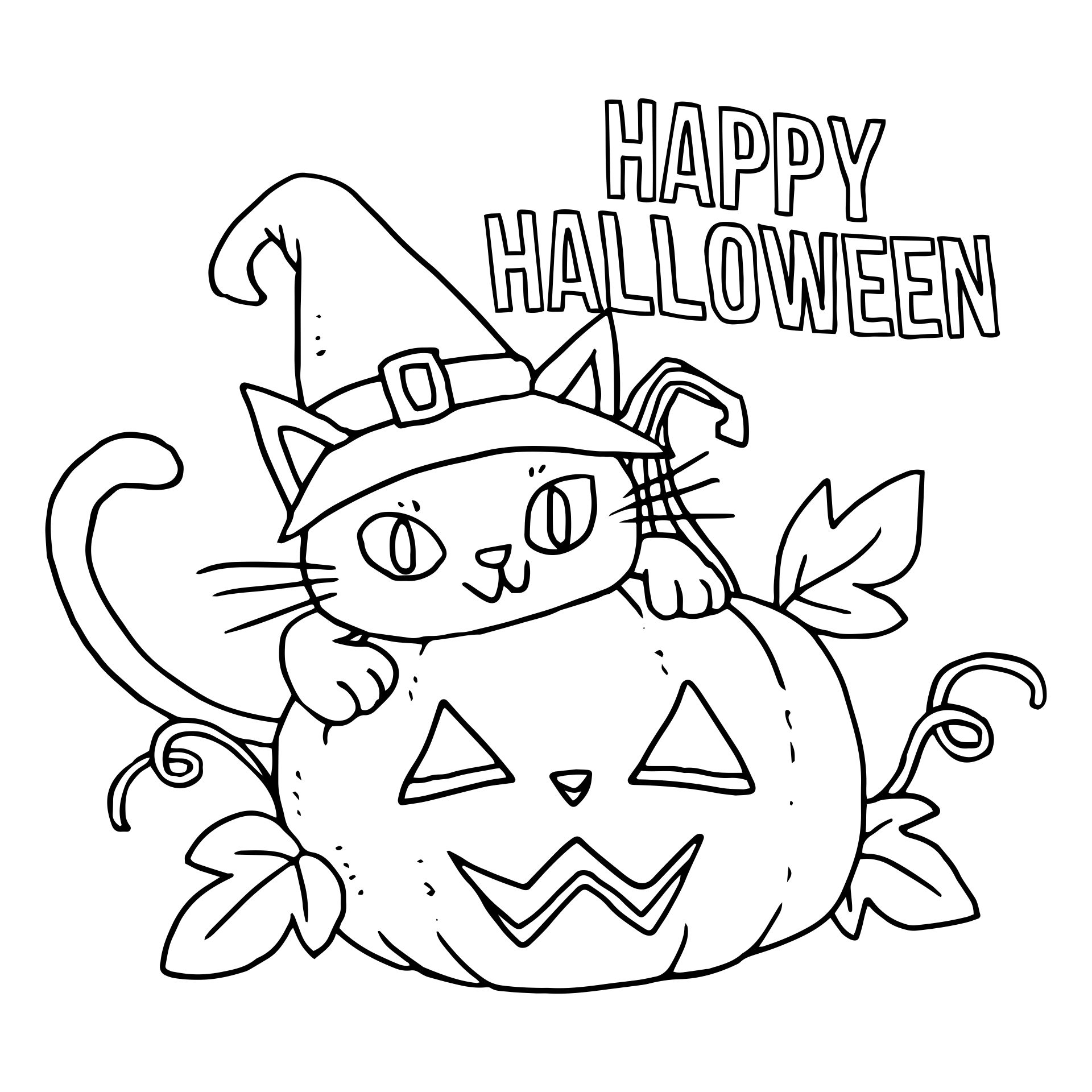 Printable Halloween Coloring Pages And Activities