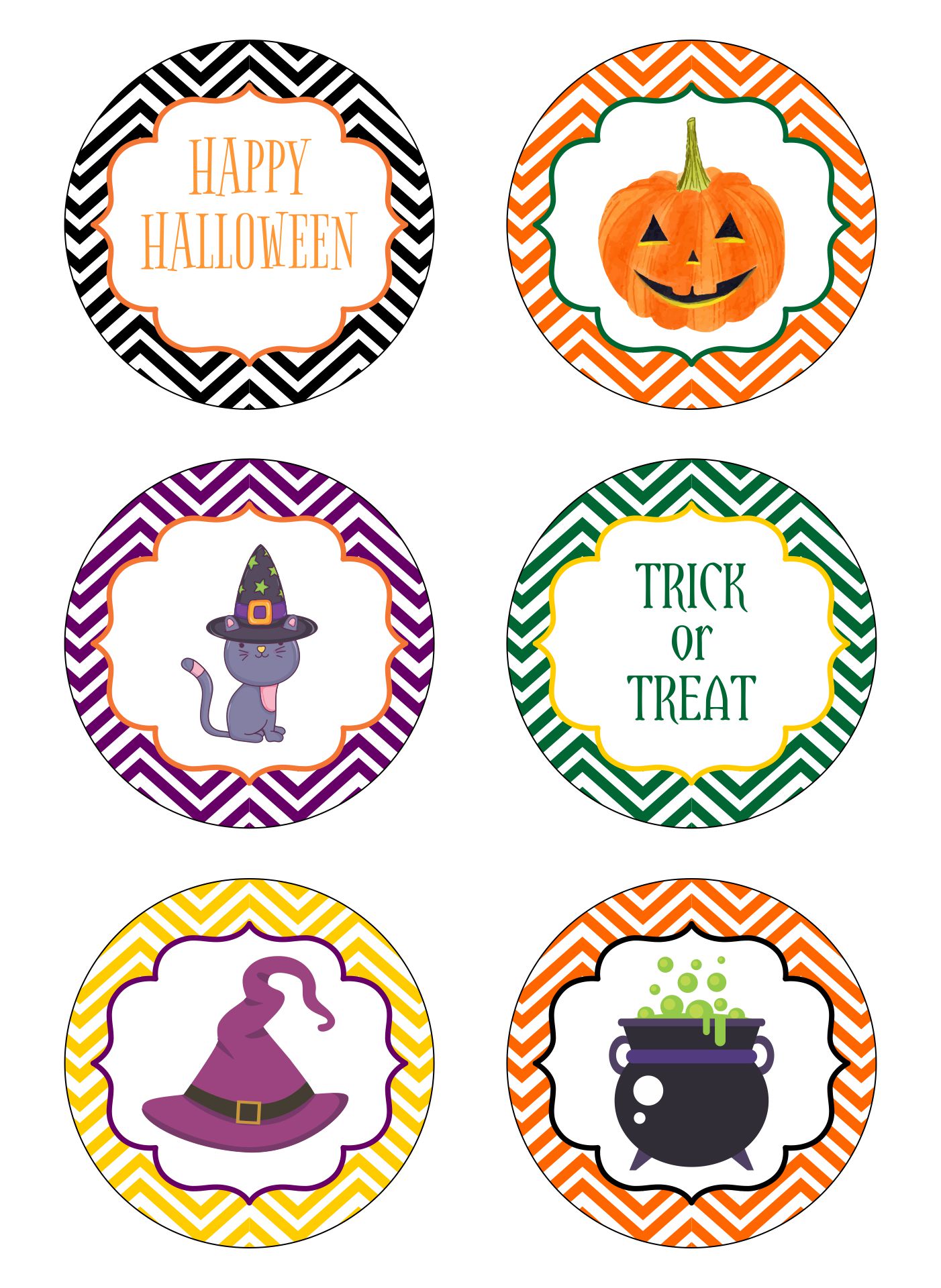 Printable Halloween Mason Jar Label Sticker Halloween