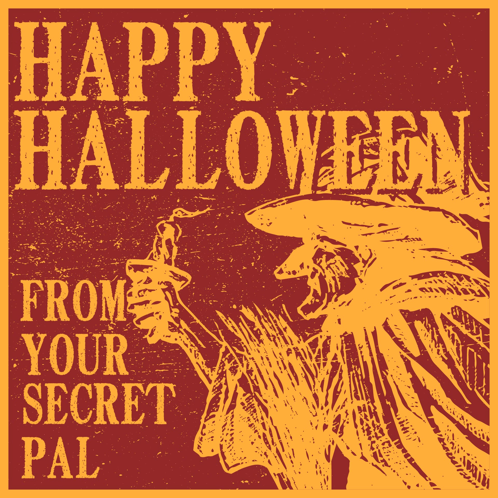 Printable Vintage Halloween Greeting Cards