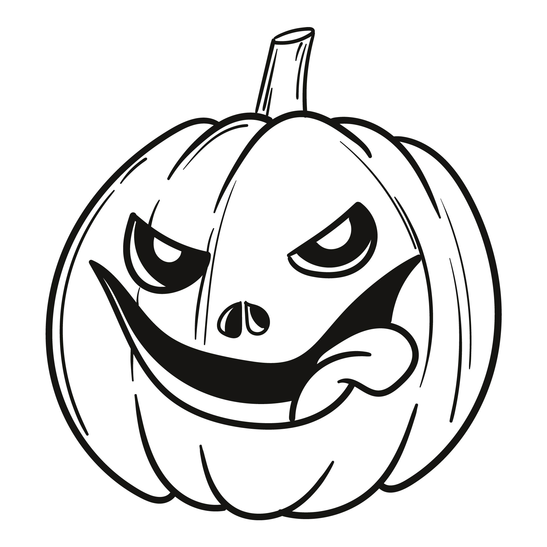 Pumpkin Coloring Pages For Toddlers