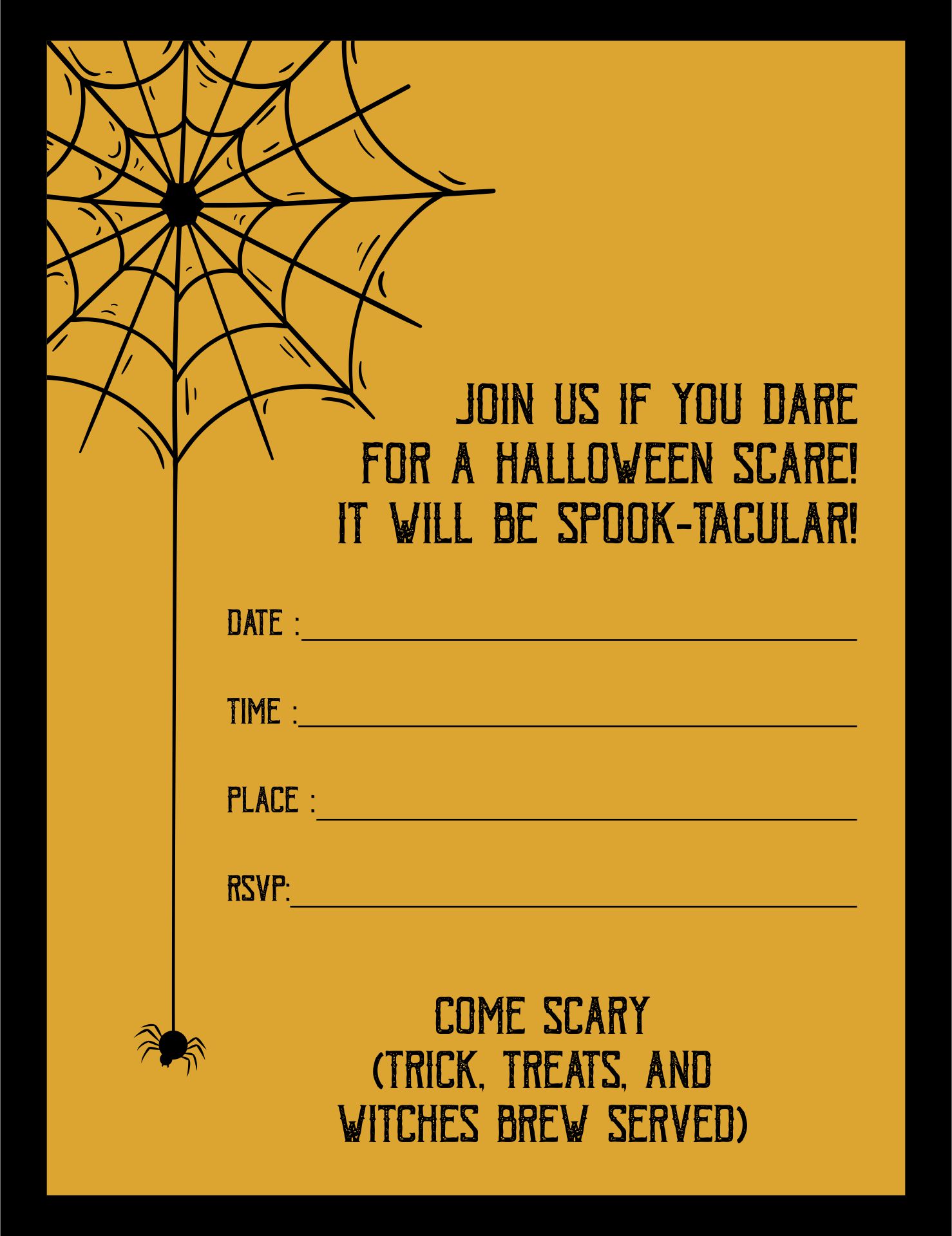 Scary Halloween Sayings For Invitations