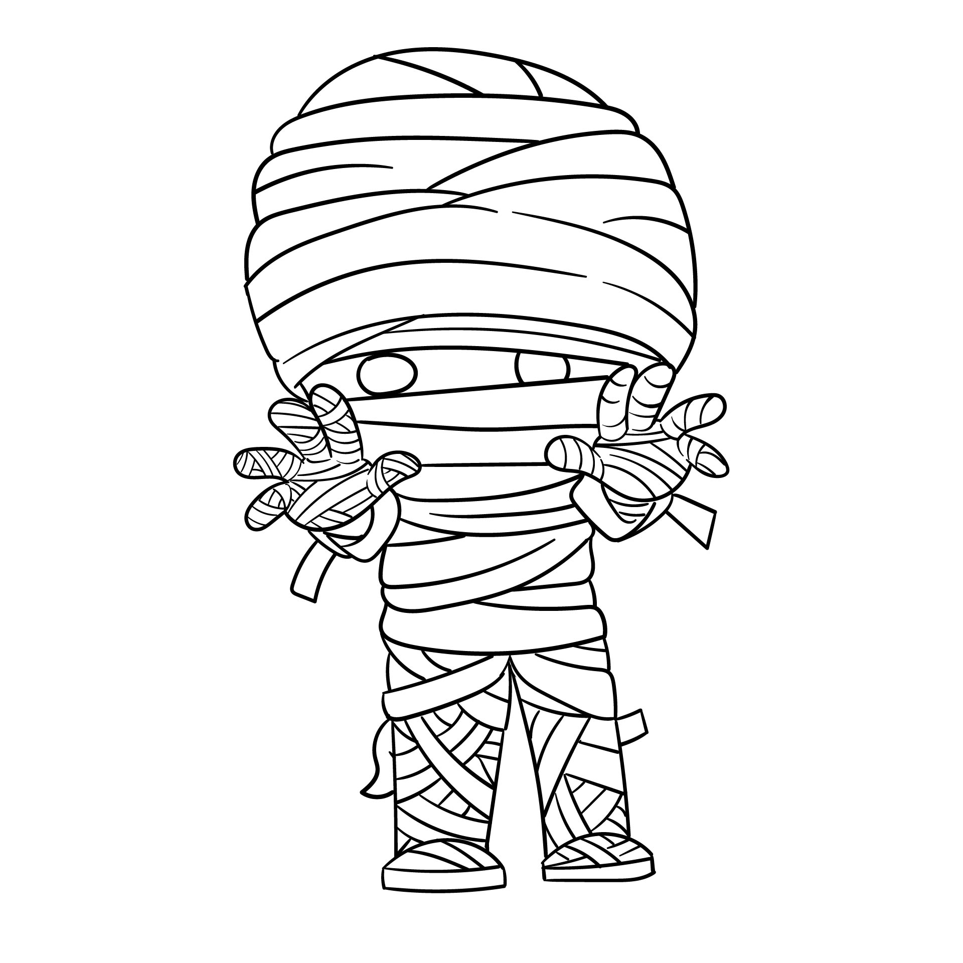 Cute Halloween Mummy Clip Art Free Clipart Images Image