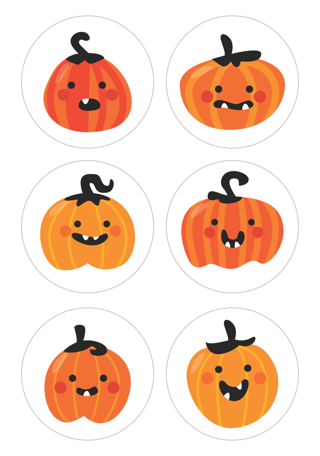 Cute Pumpkin Halloween Sticker