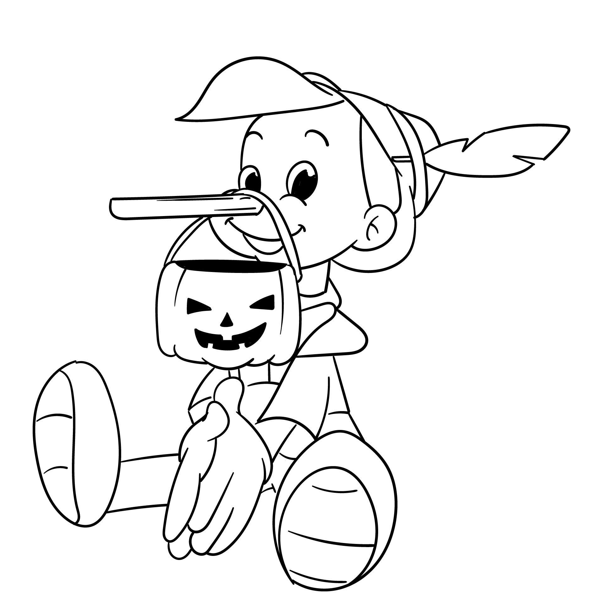 15 Best Disney Halloween Coloring Pages Printable 
