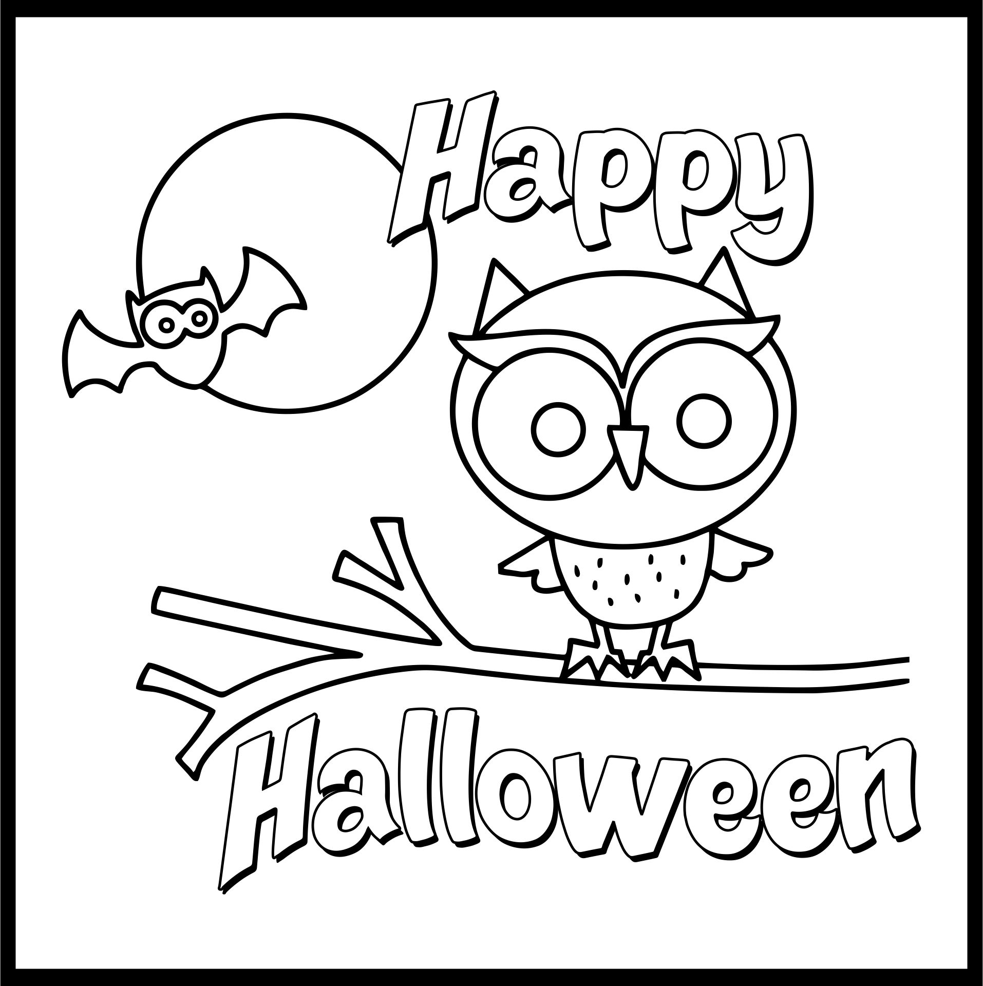 Free Halloween Coloring Cards For Special Holiday Fun