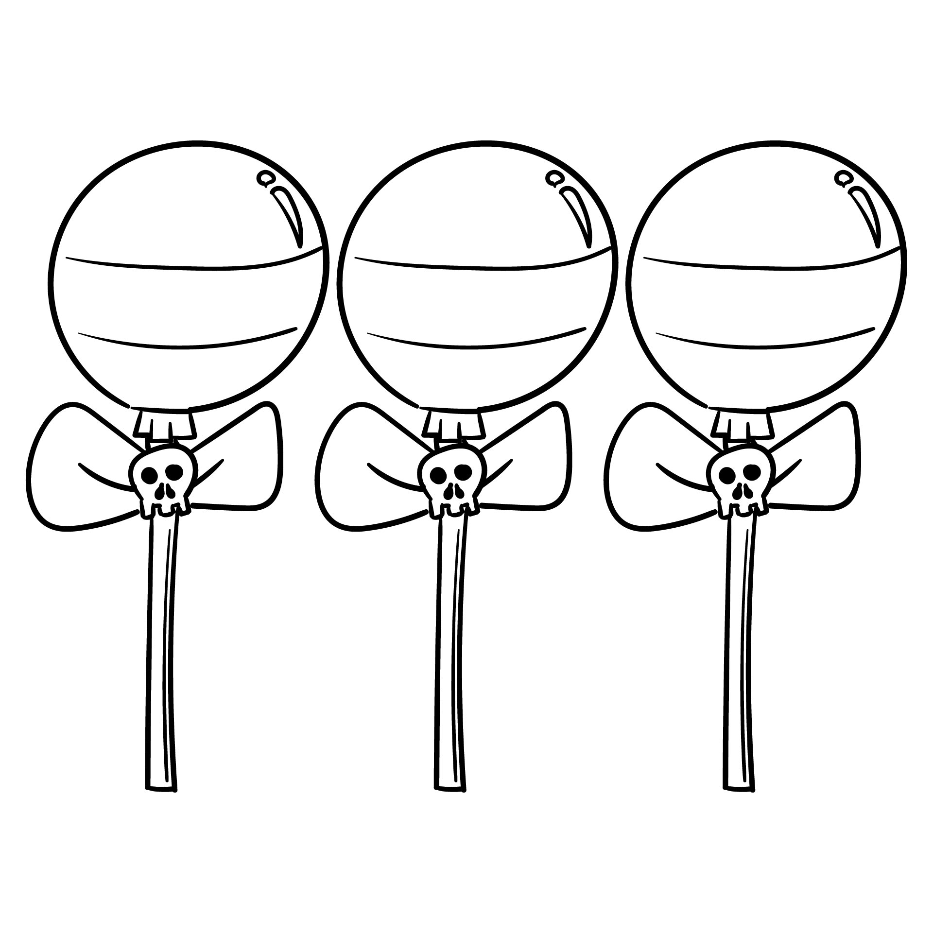 Free Halloween Lollipop Candy Coloring Pages To Print And Color