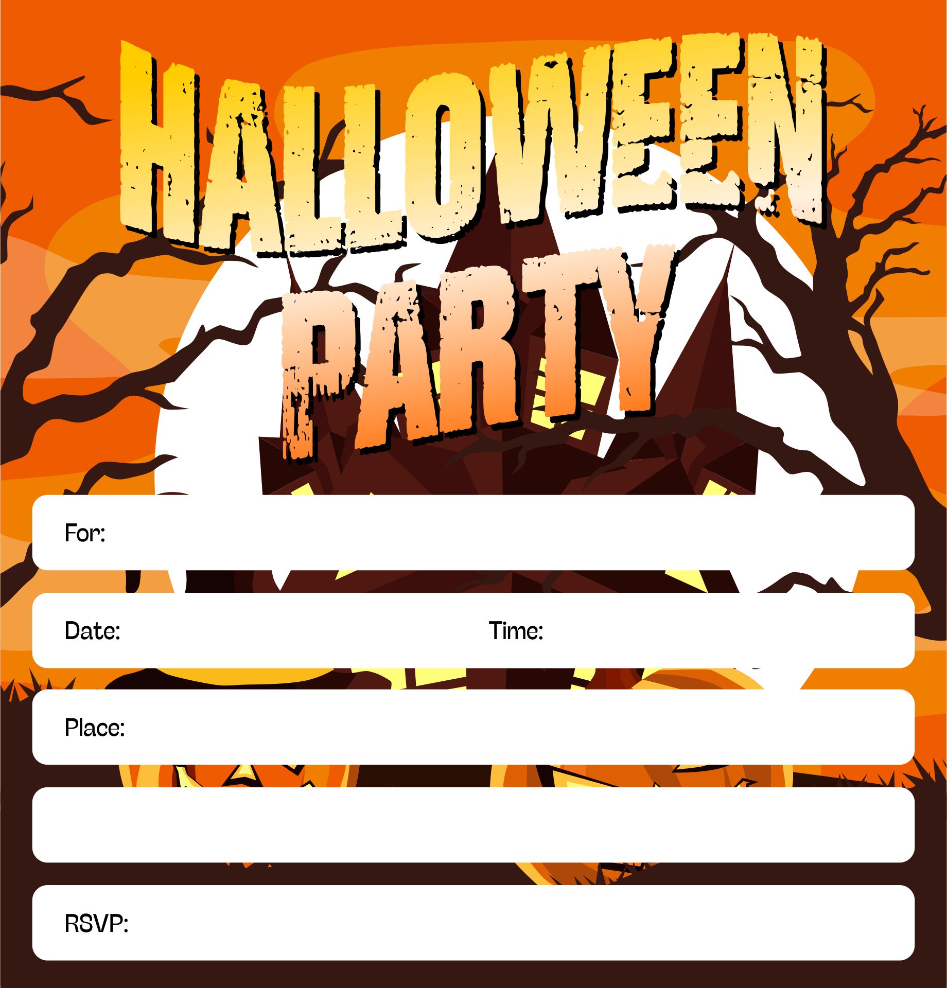 Free Halloween Party Printables For A Spooky Time