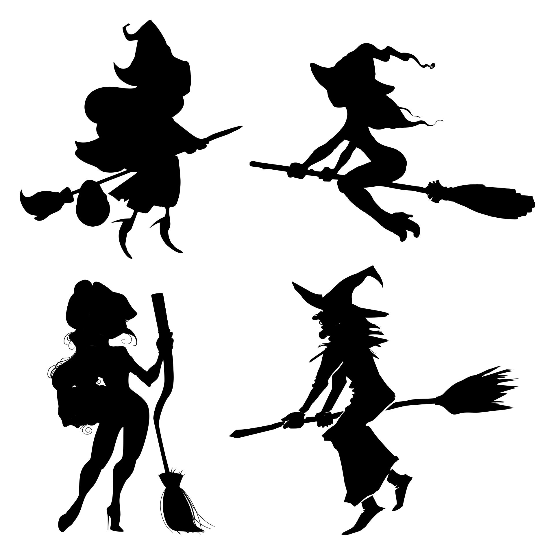 Free Printable Halloween Witch Templates