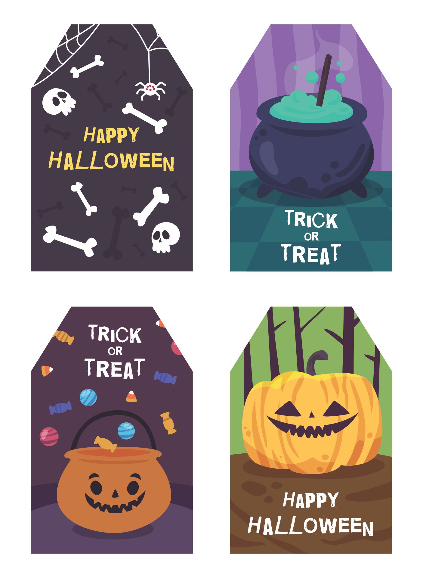 Halloween Goodie Bag Labels