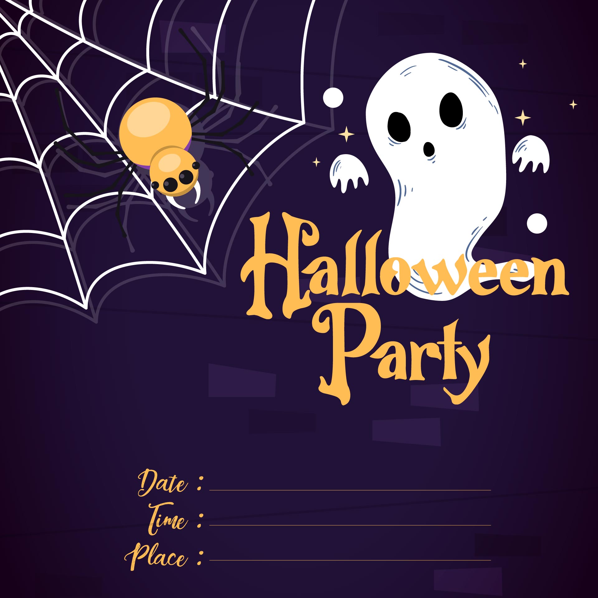 Halloween Party Flyers Free Printable