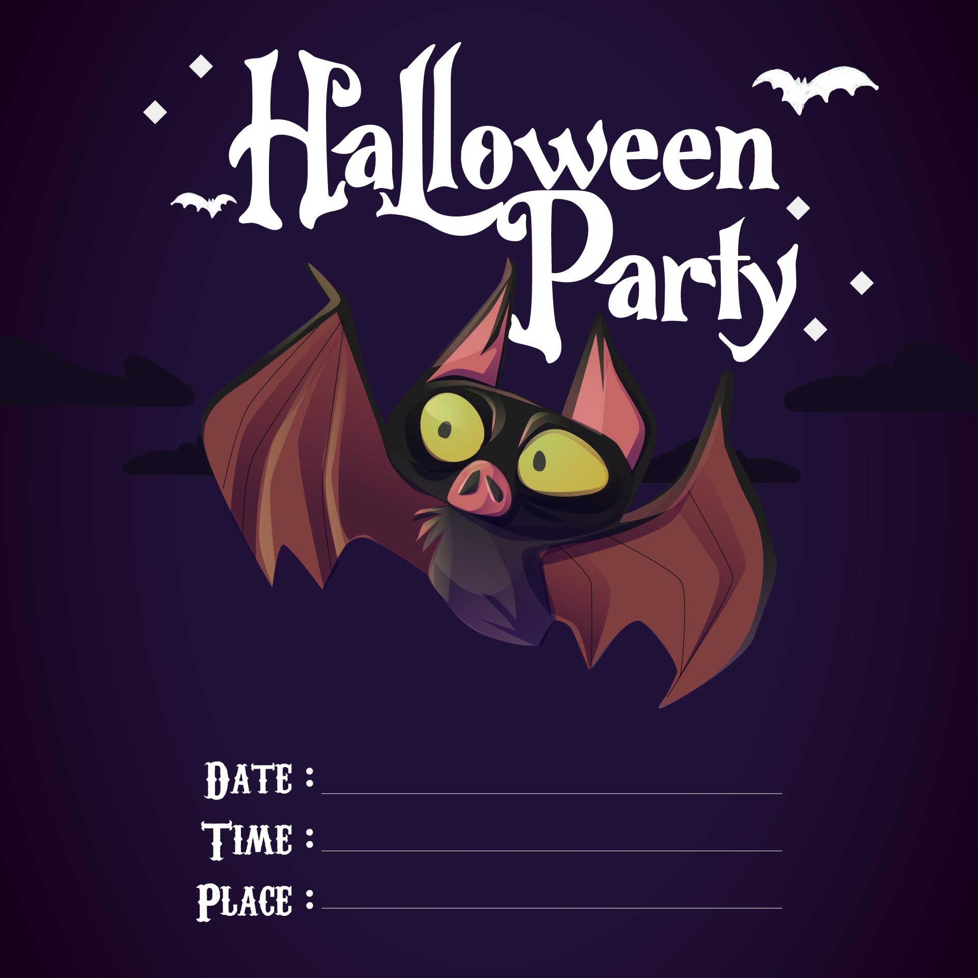 Halloween Party Flyers Template