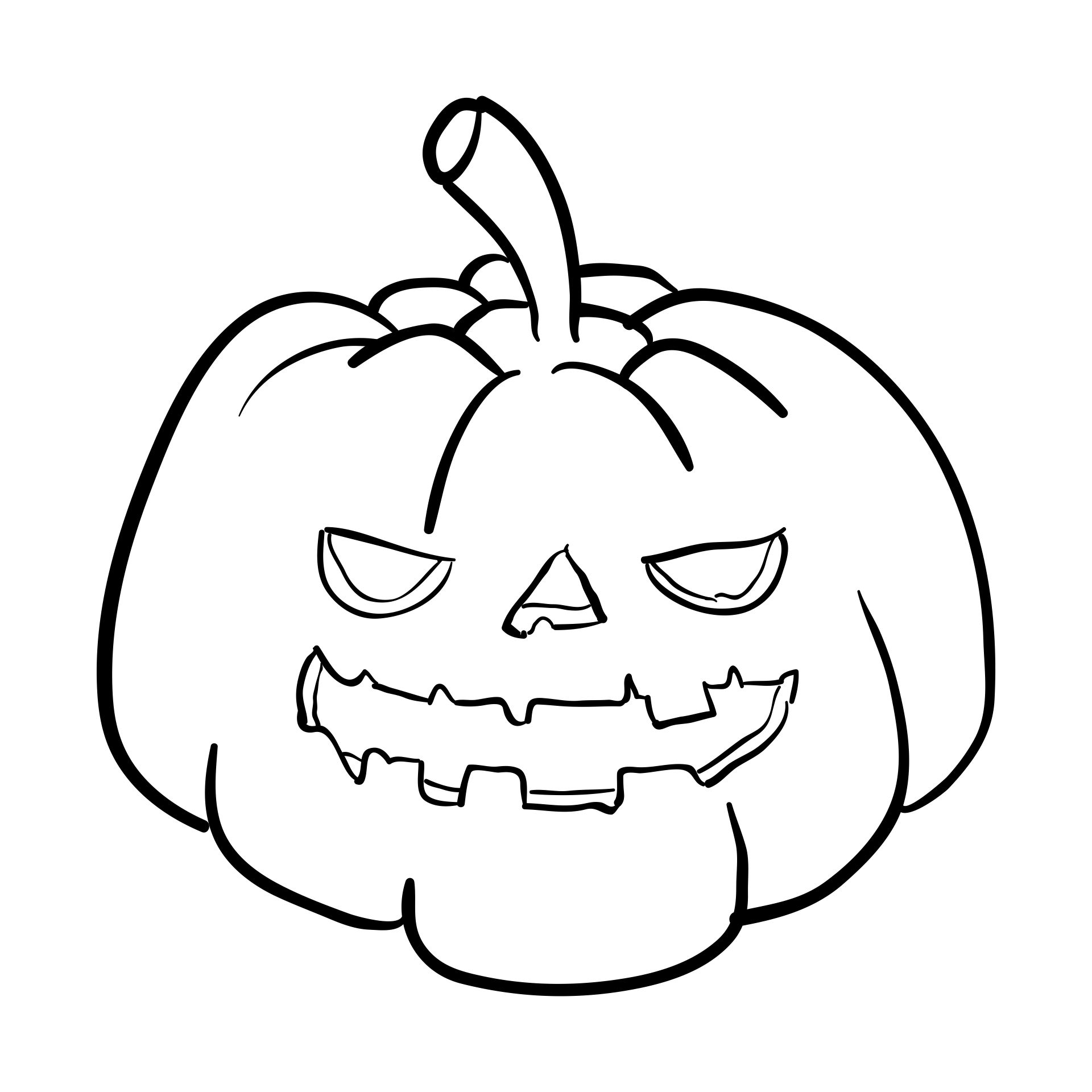 Halloween Printable Jack O Lantern Outline