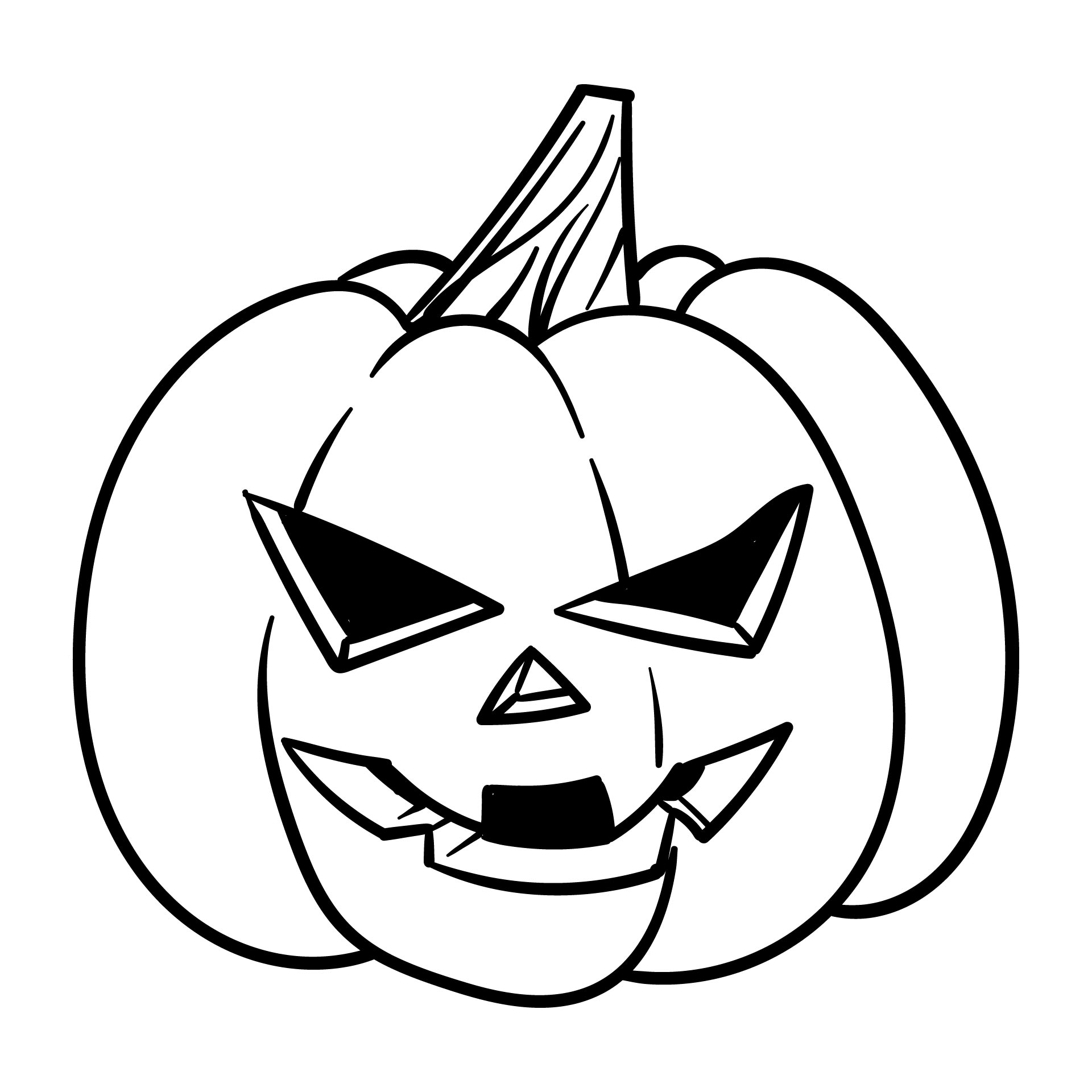 Halloween Pumpkin Coloring Pages To Print