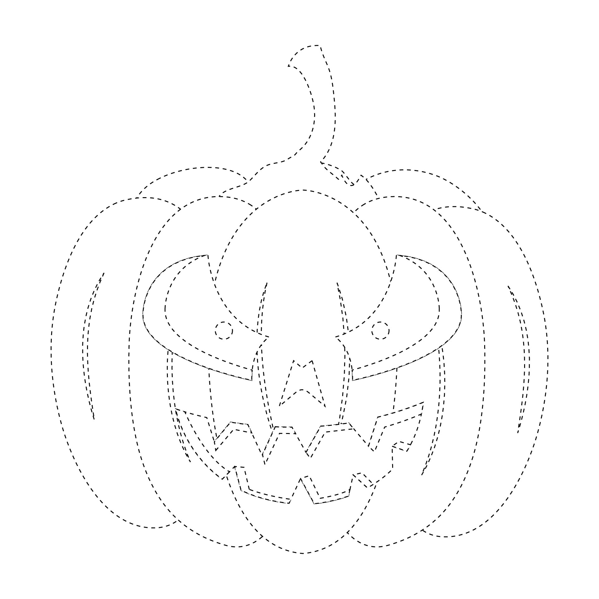 Preschool Halloween Worksheets Tracing, Cutting & Matching