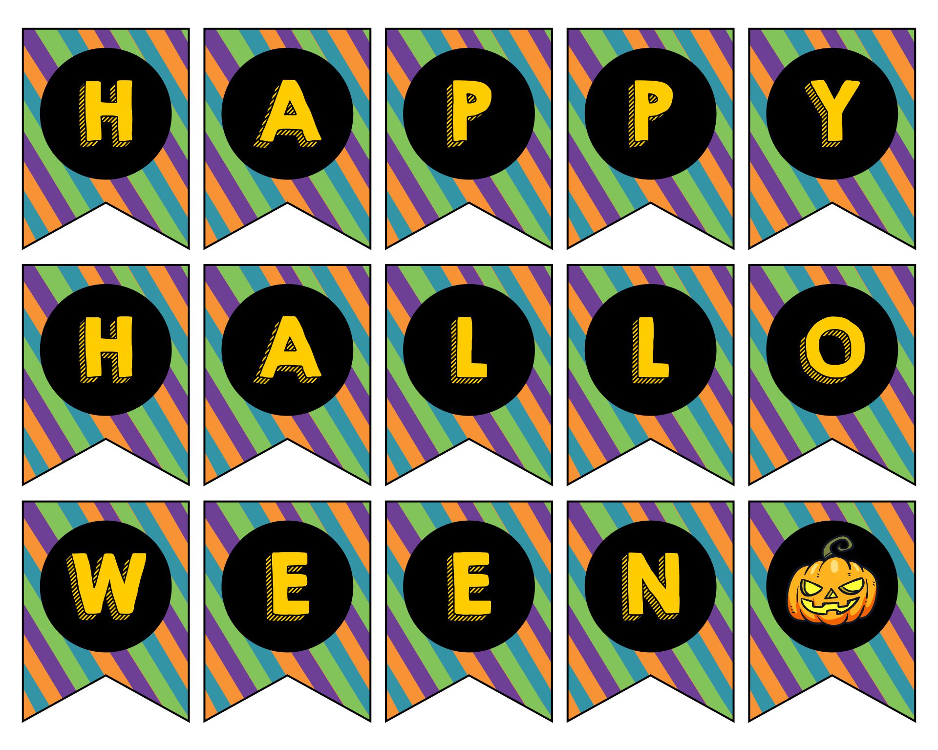 Printable Halloween Party Banners