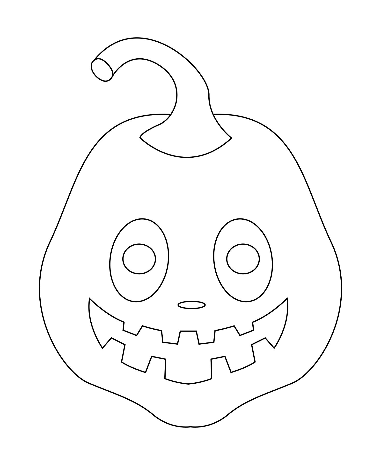 Pumpkin Mask Halloween Kid Craft