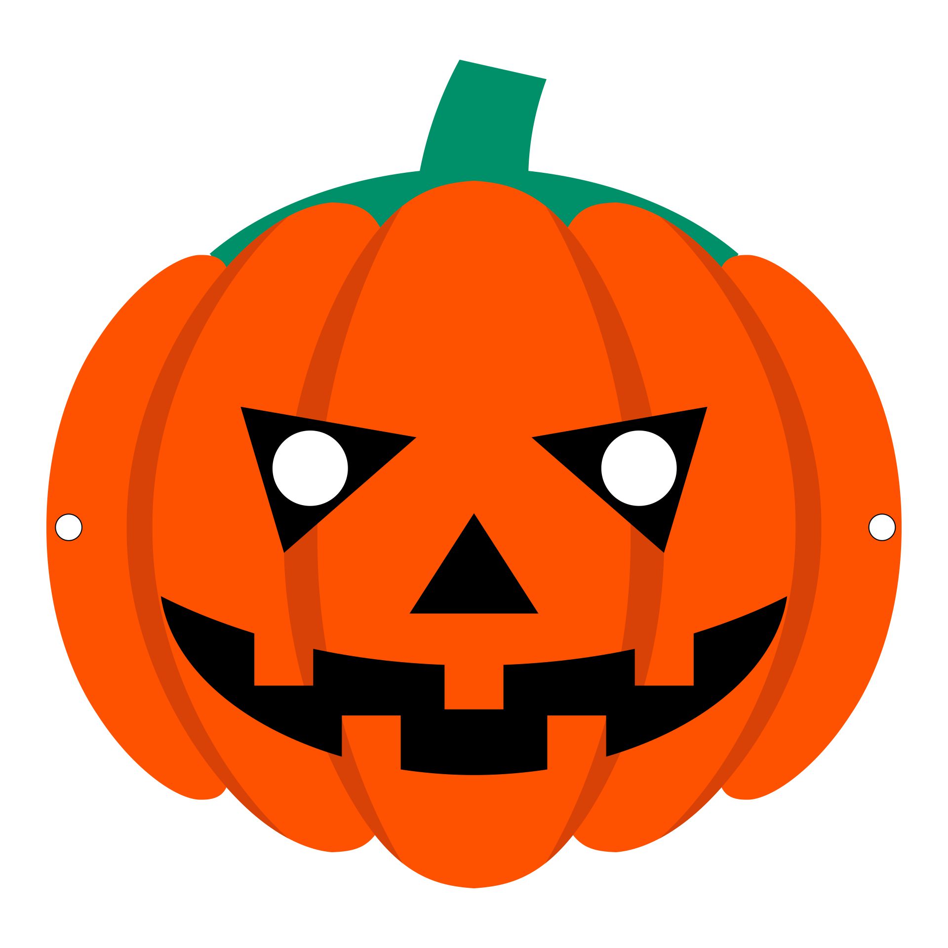 Pumpkin Mask Kids Costume Halloween