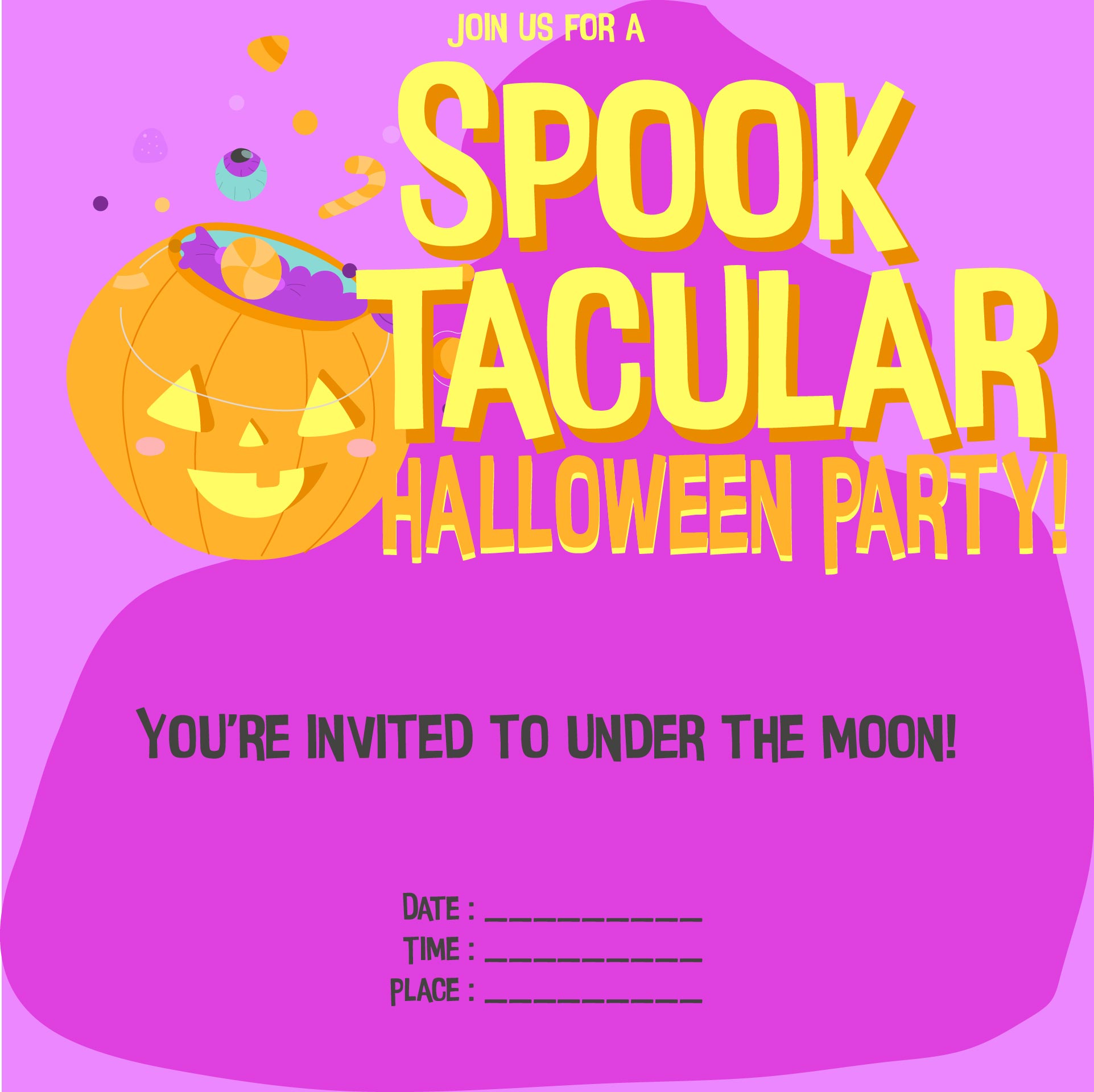 Spectacular Spooktacular Halloween Invites