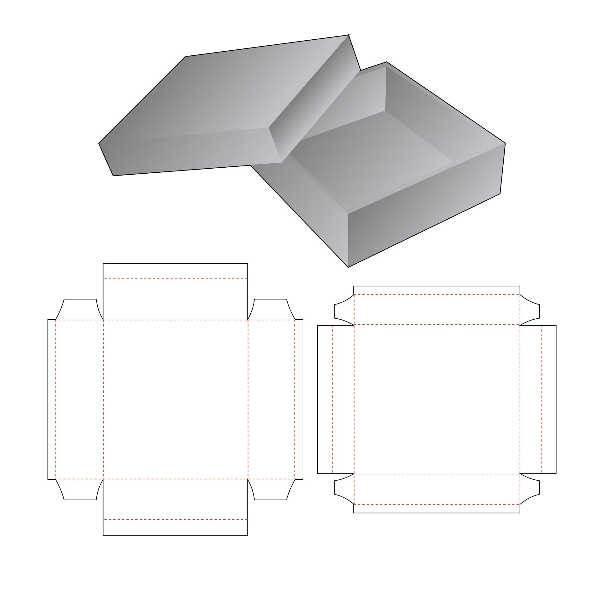 3D Printable Cube Template