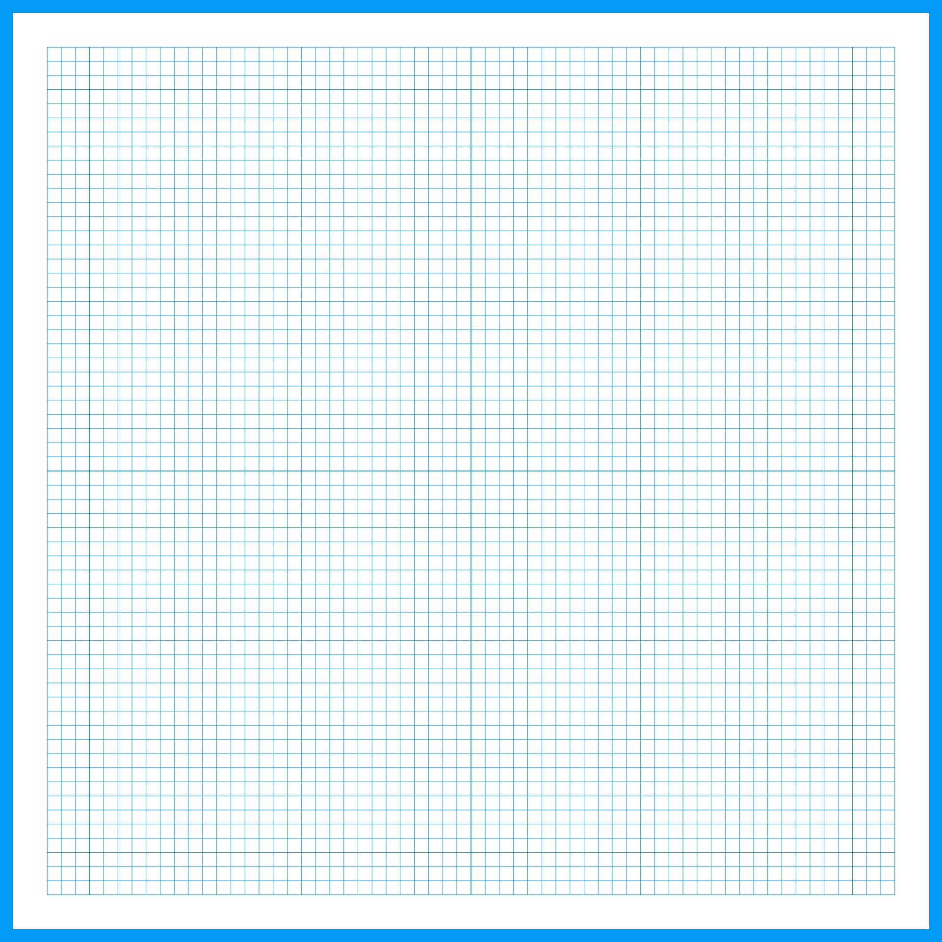 Blank Graph Paper Template 