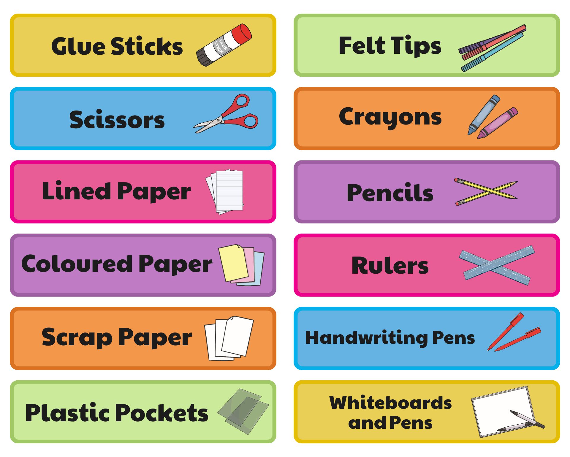 Classroom Signs And Labels Printables For Primary Schools