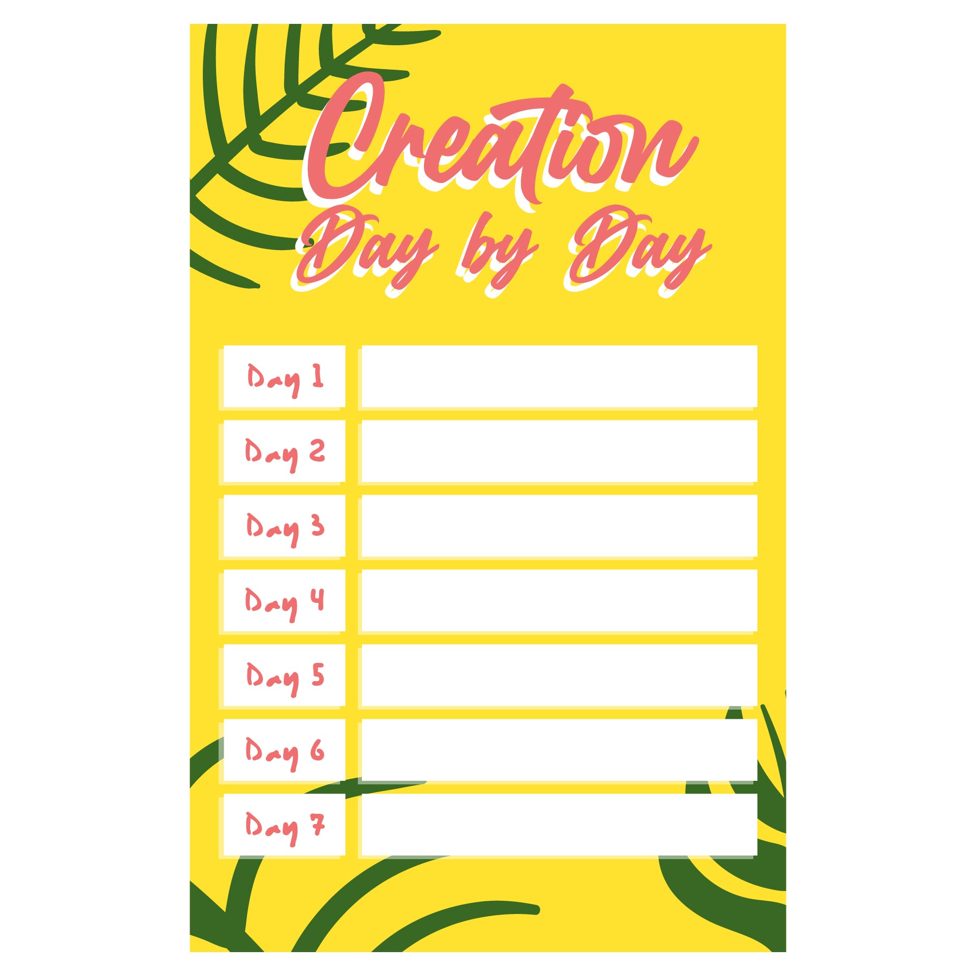 Creation Story For Kids Free Printable Activities