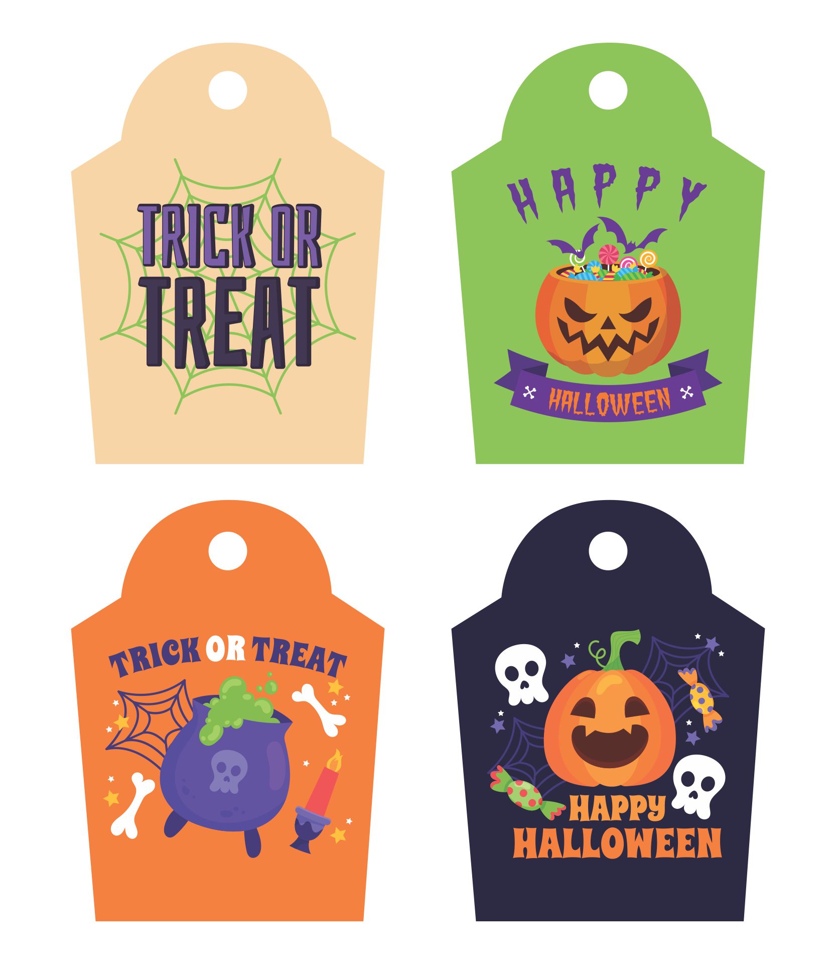 Darling Personalized Halloween Tag