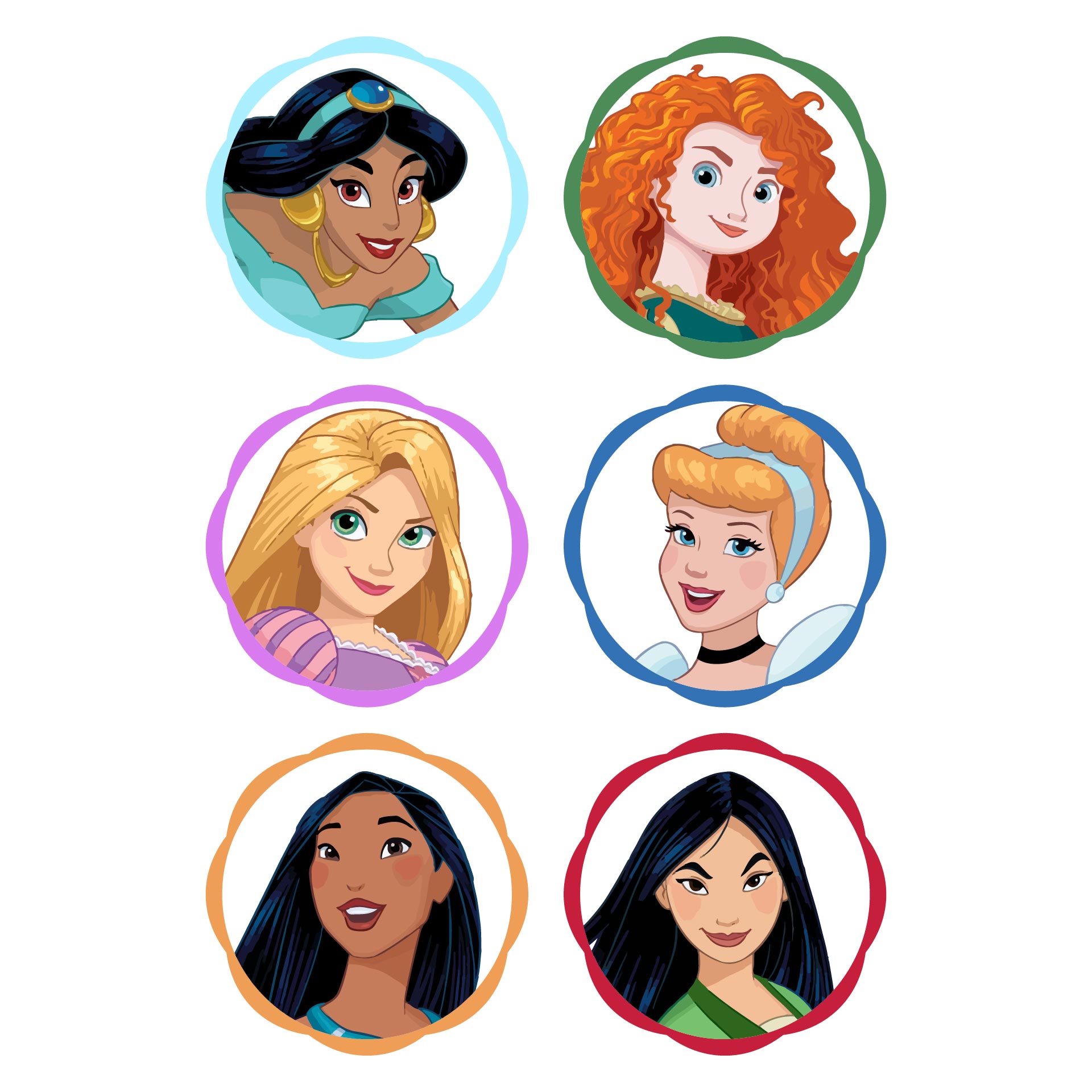 Disney Princess Birthday Free Printable Cupcake Wrappers And Toppers