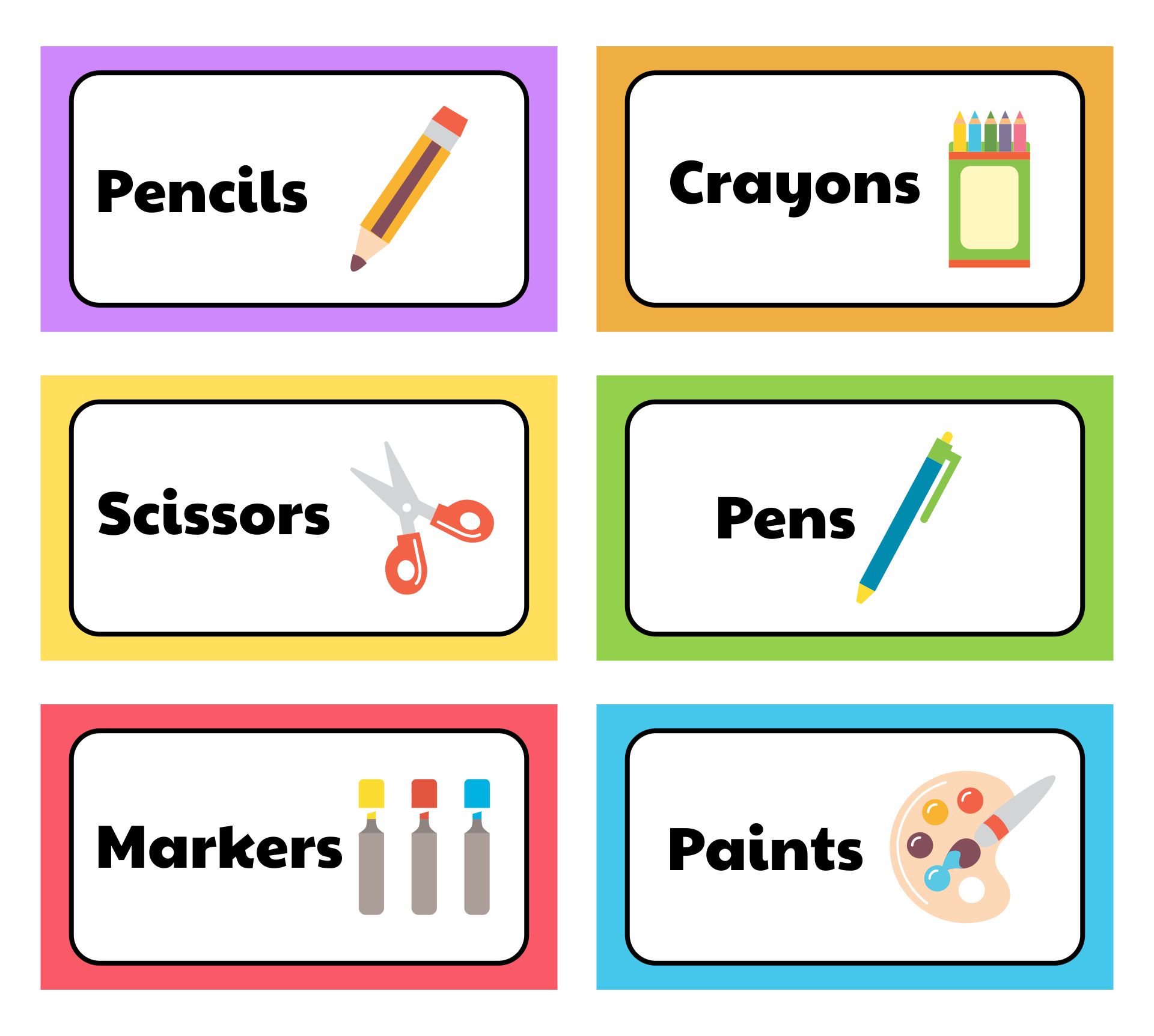 Free Printable Classroom Signs And Labels