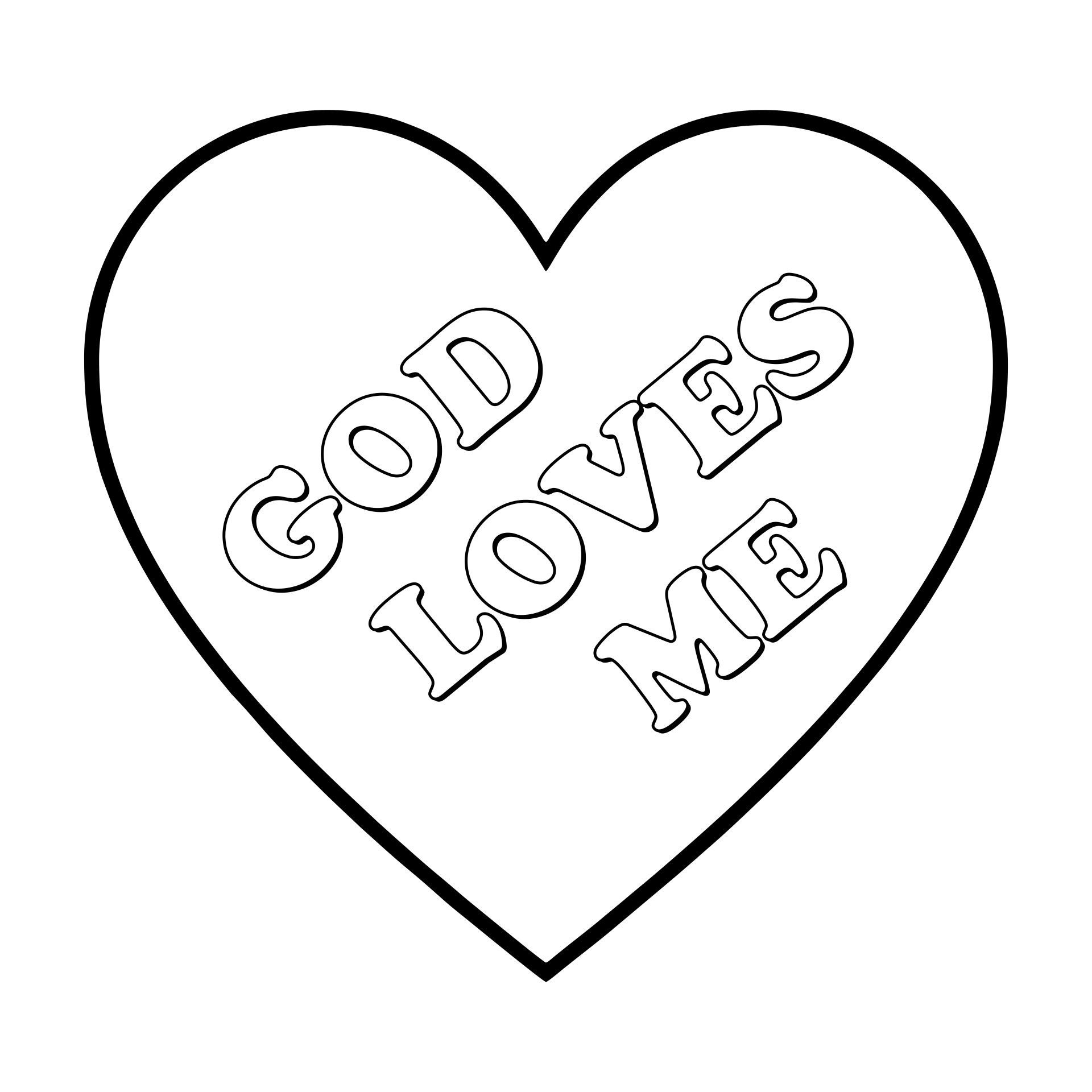 God Loves Me Activities For Preschoolers