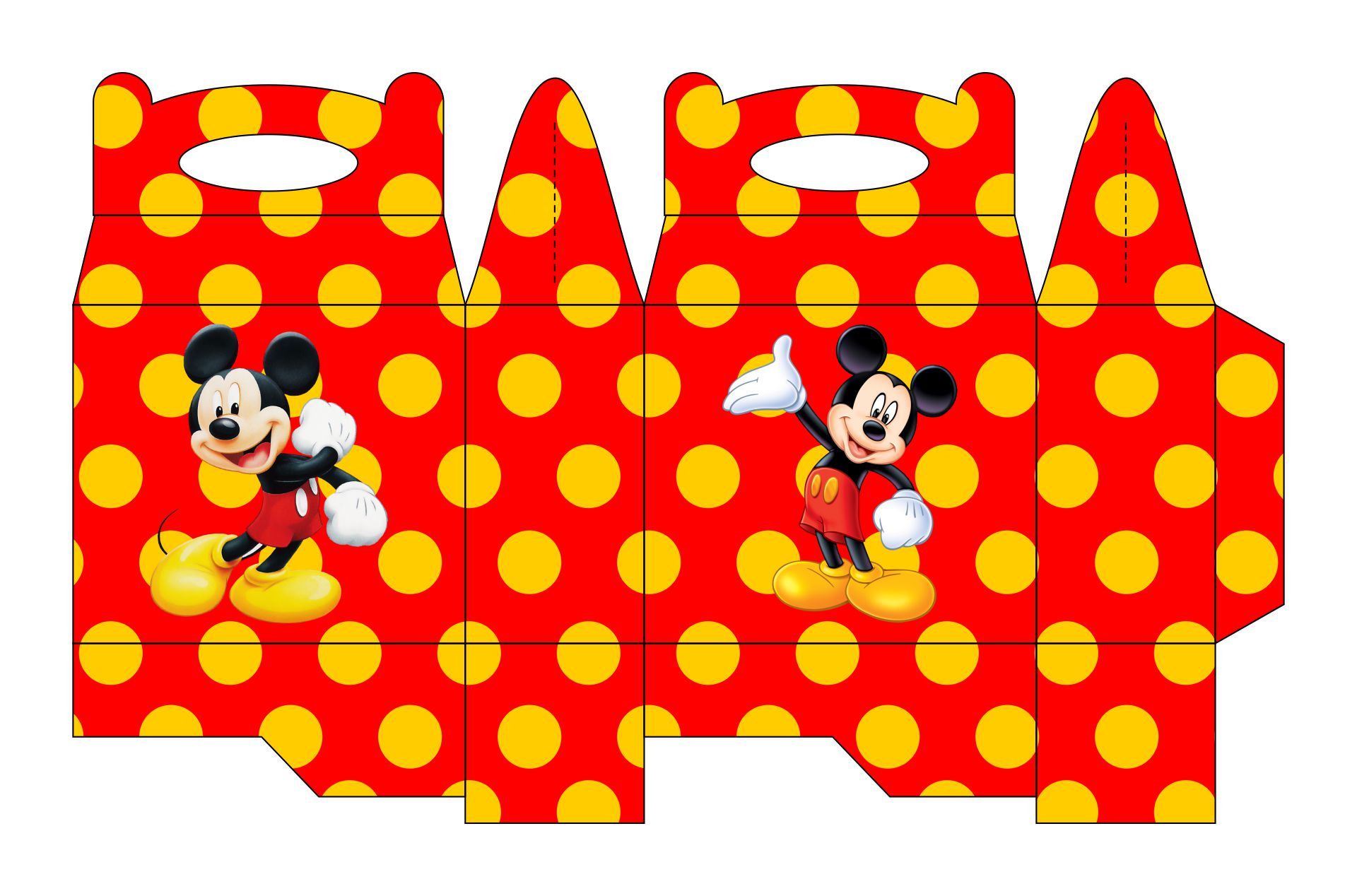 Mickey Free Printable Lunch Box