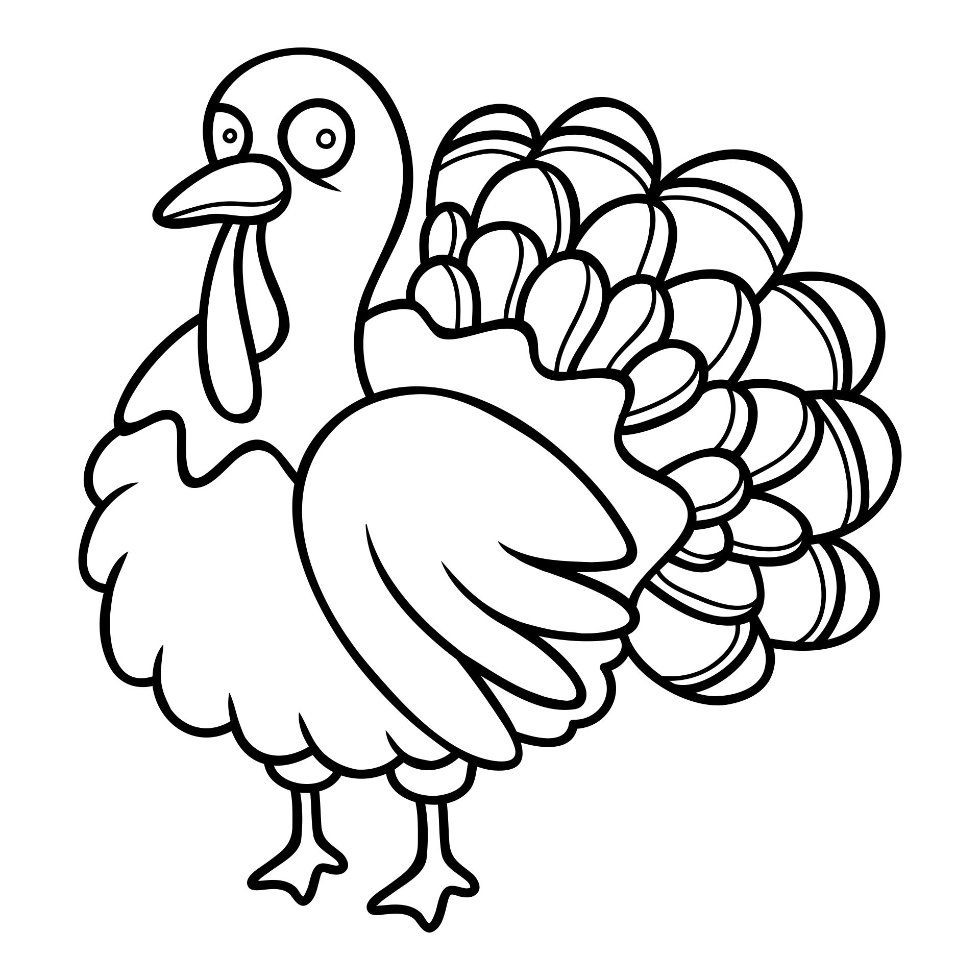 Preschool Printable Thanksgiving Coloring Pages
