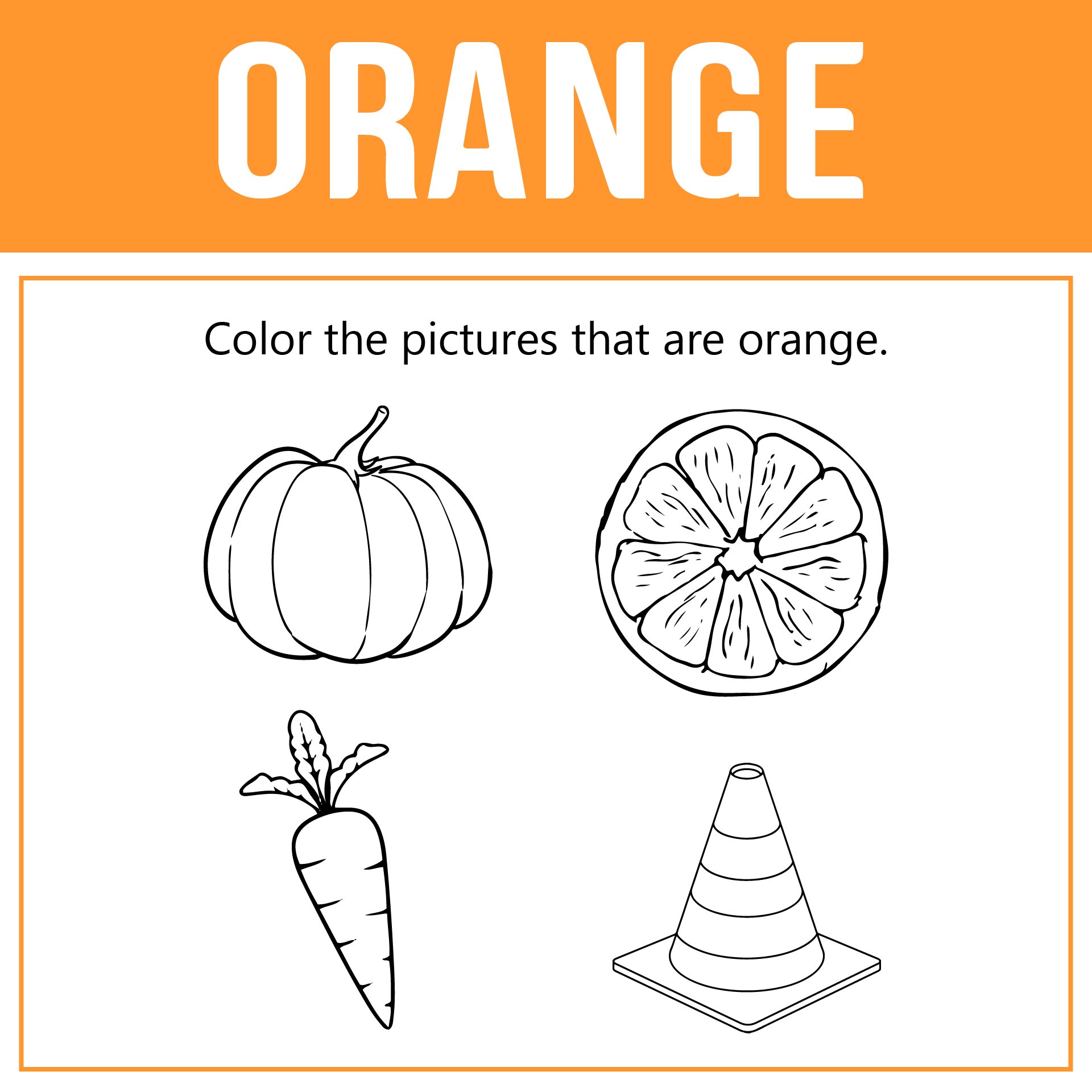 Printable Colors Worksheets For Preschool And Kindergarten