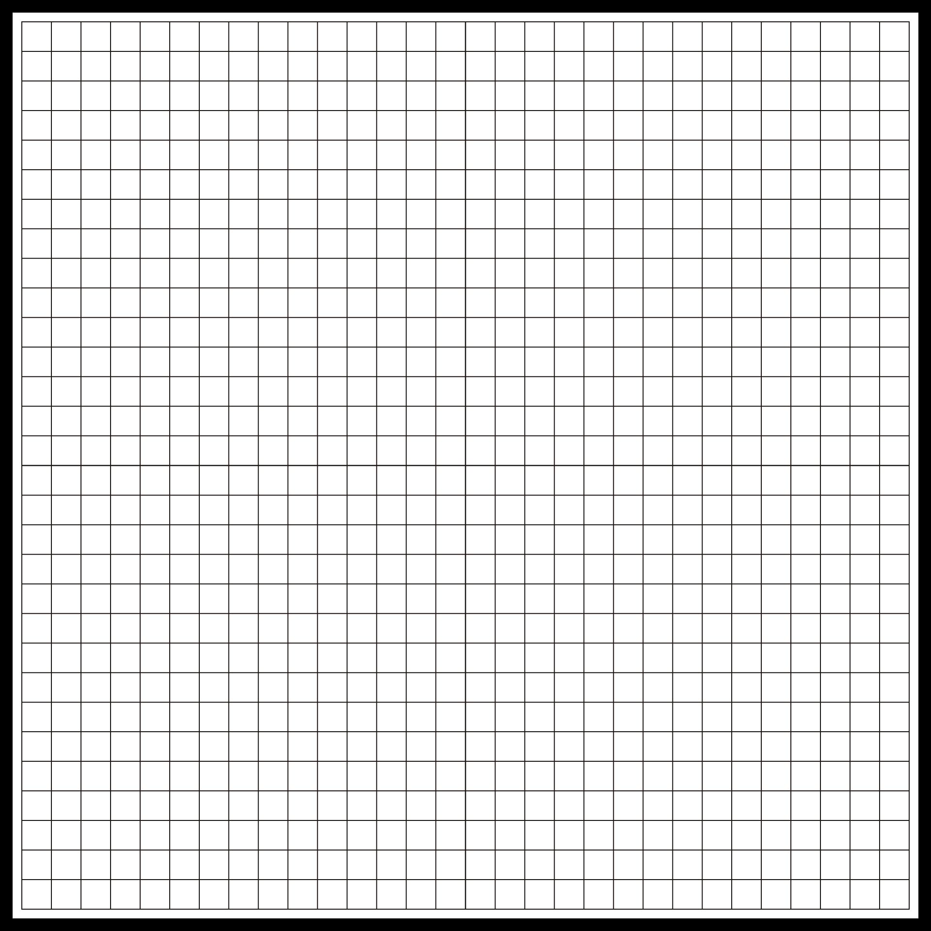 full page grid paper