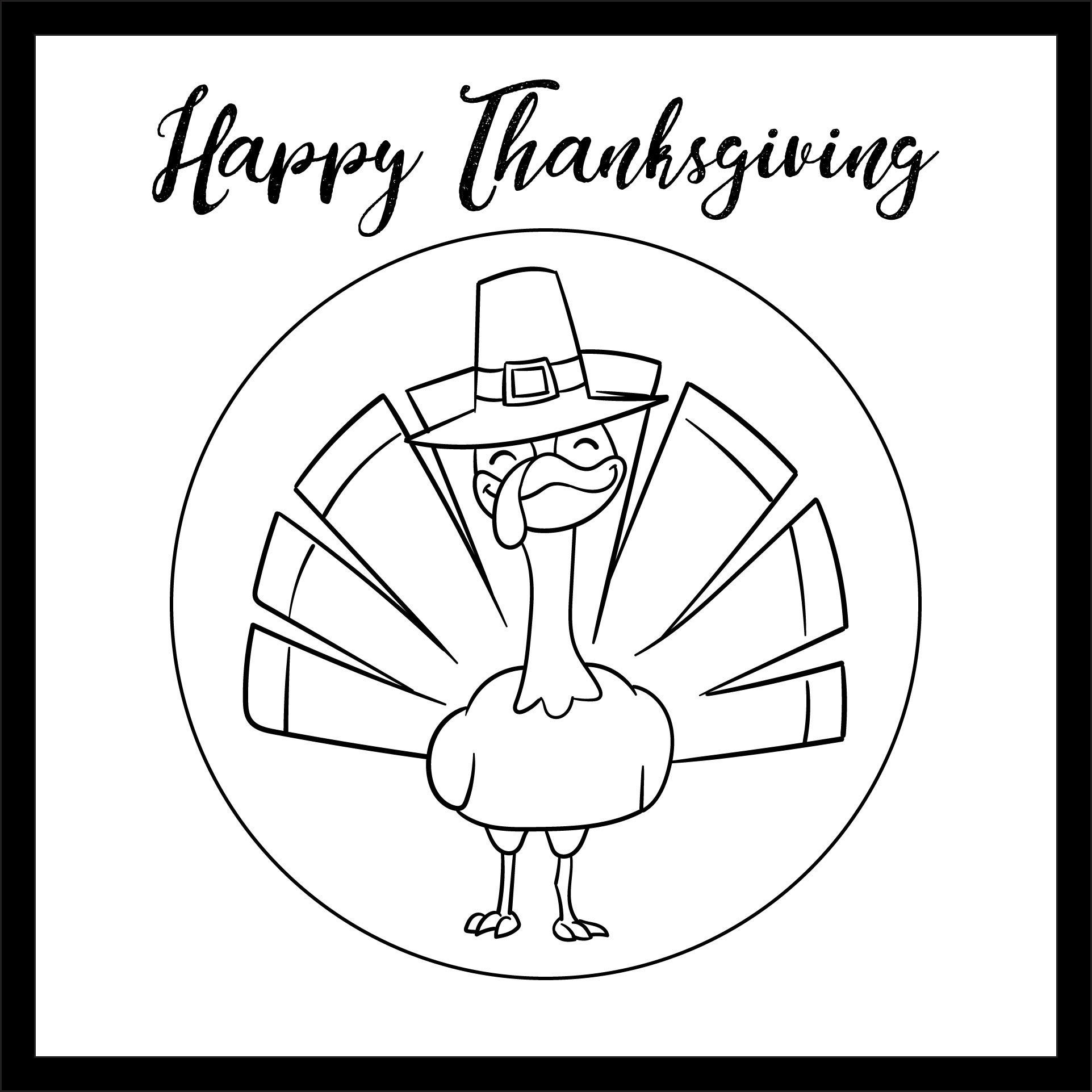 Printable Thanksgiving Placemat Coloring Activities For Kids