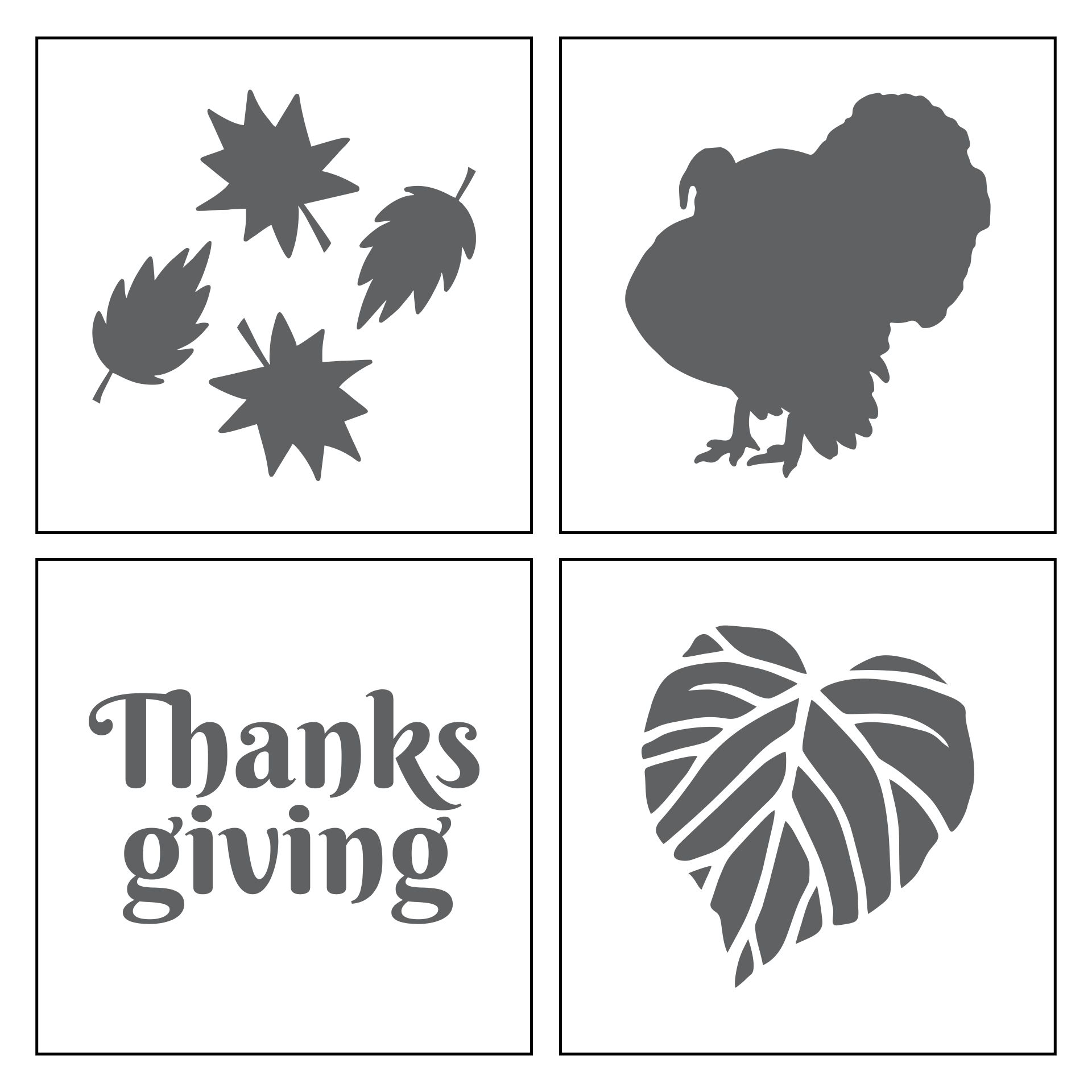 Printable Thanksgiving Pumpkin Stencils