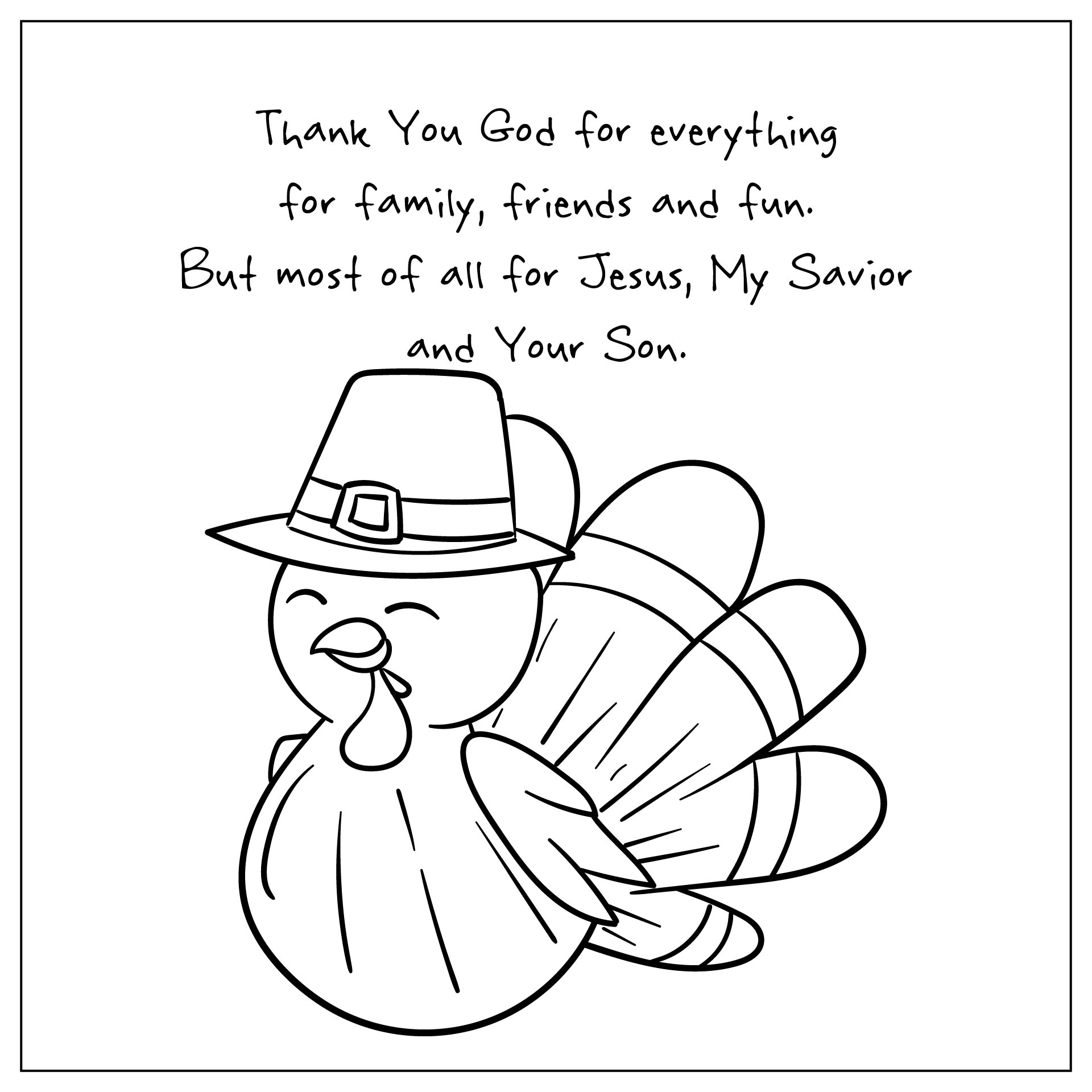 Church Thanksgiving Coloring Pages