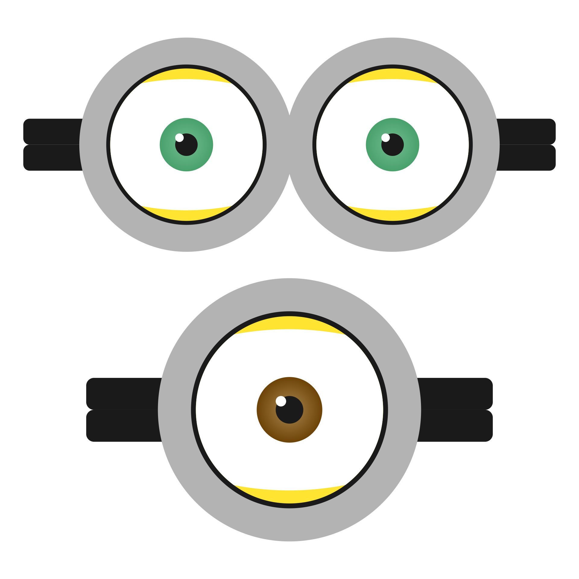 Printable Minion Eyes