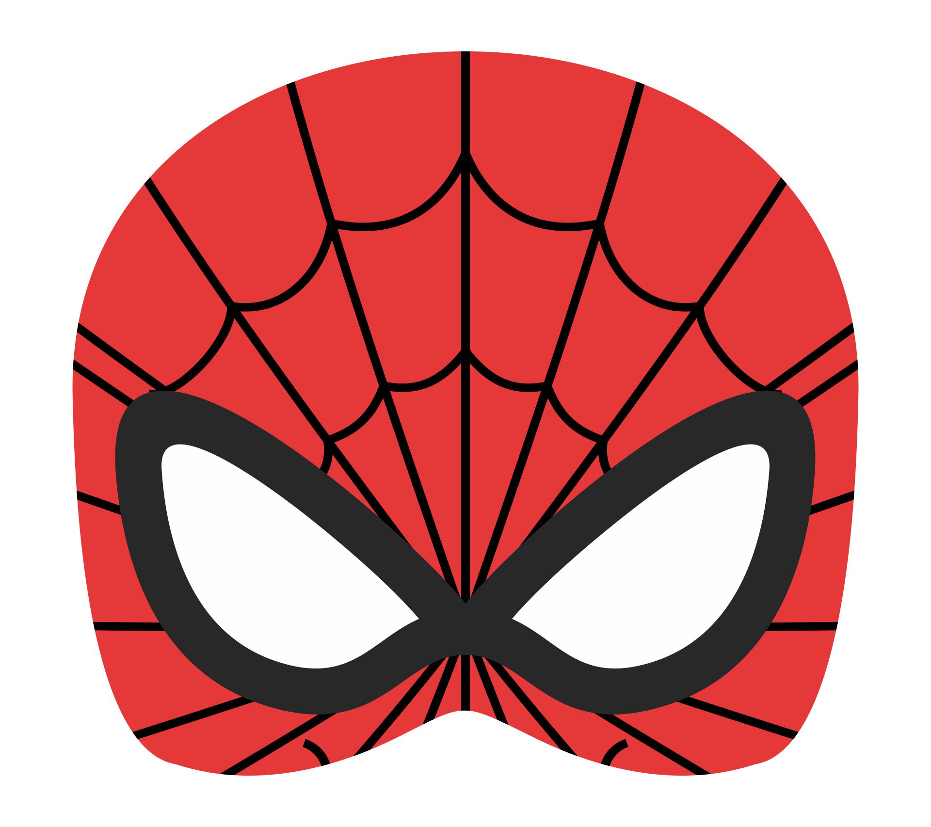 Printable Spiderman Mask Template