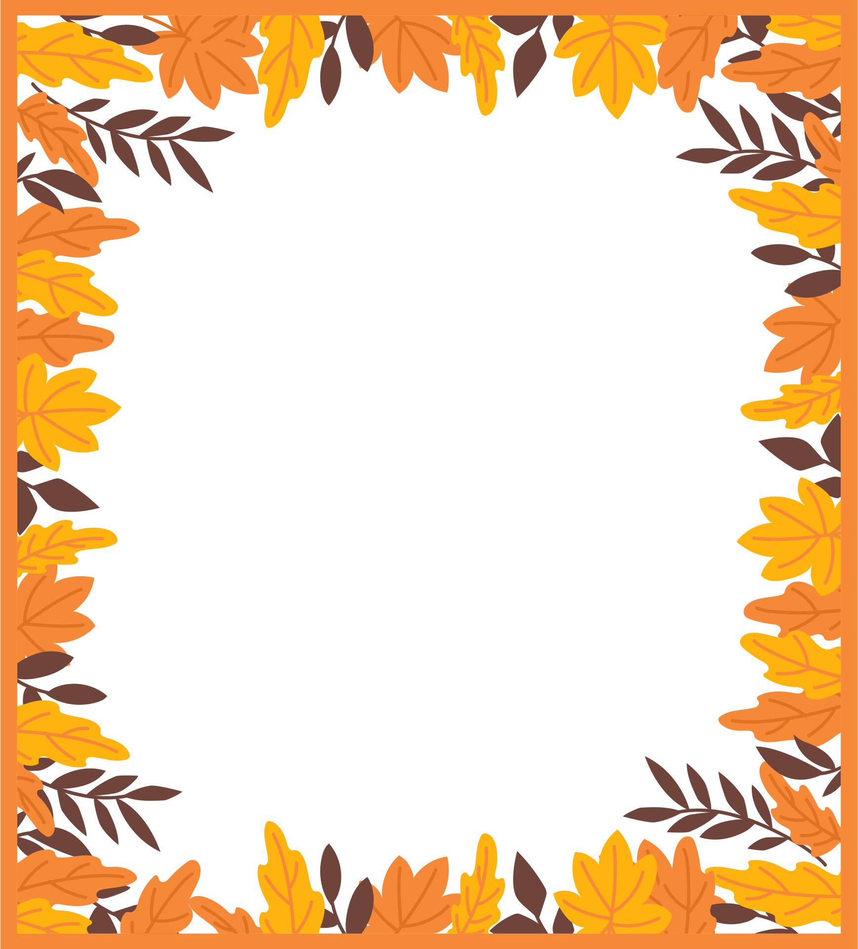 Printable Thanksgiving Clip Art Borders