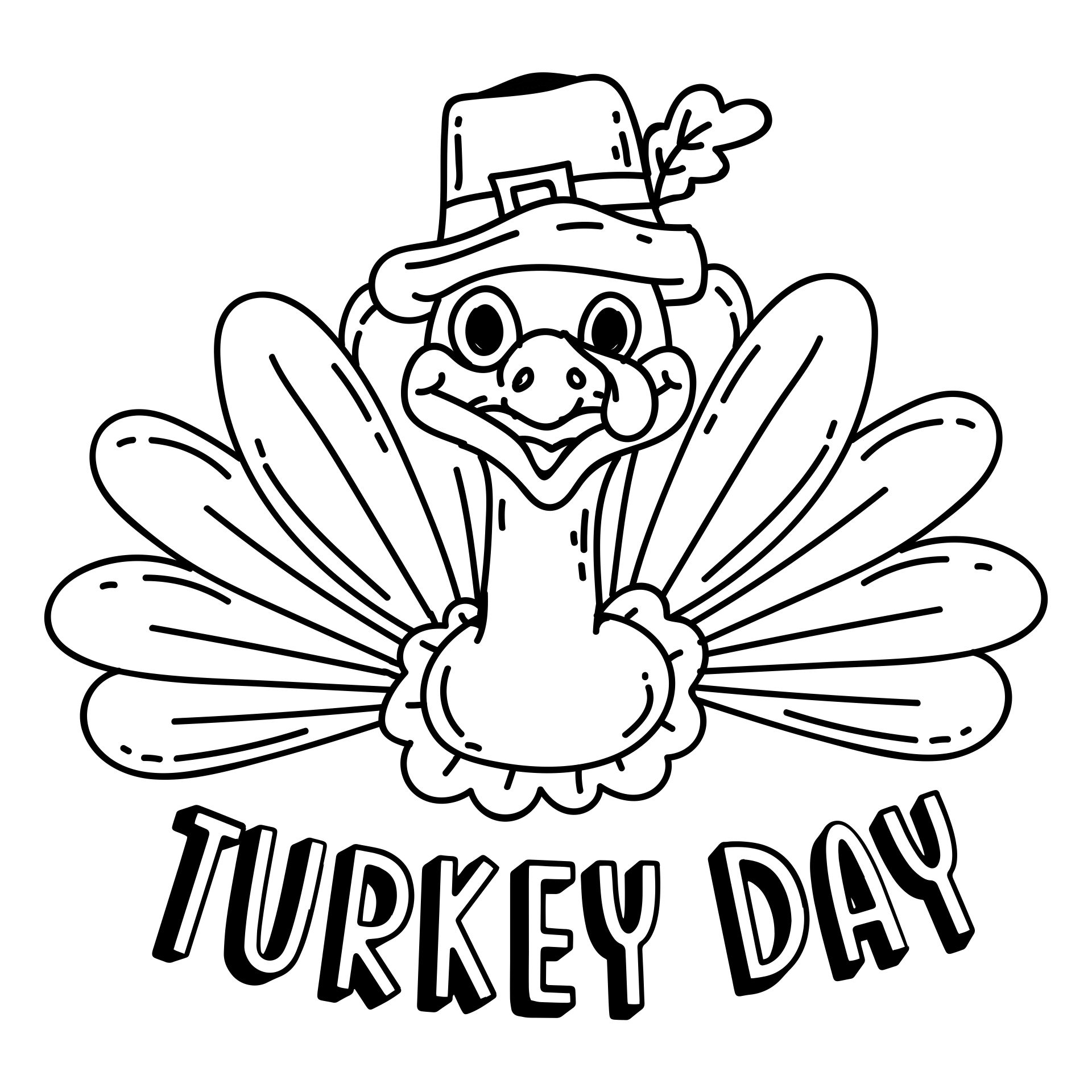 Thanksgiving Coloring Pages For Turkey Day