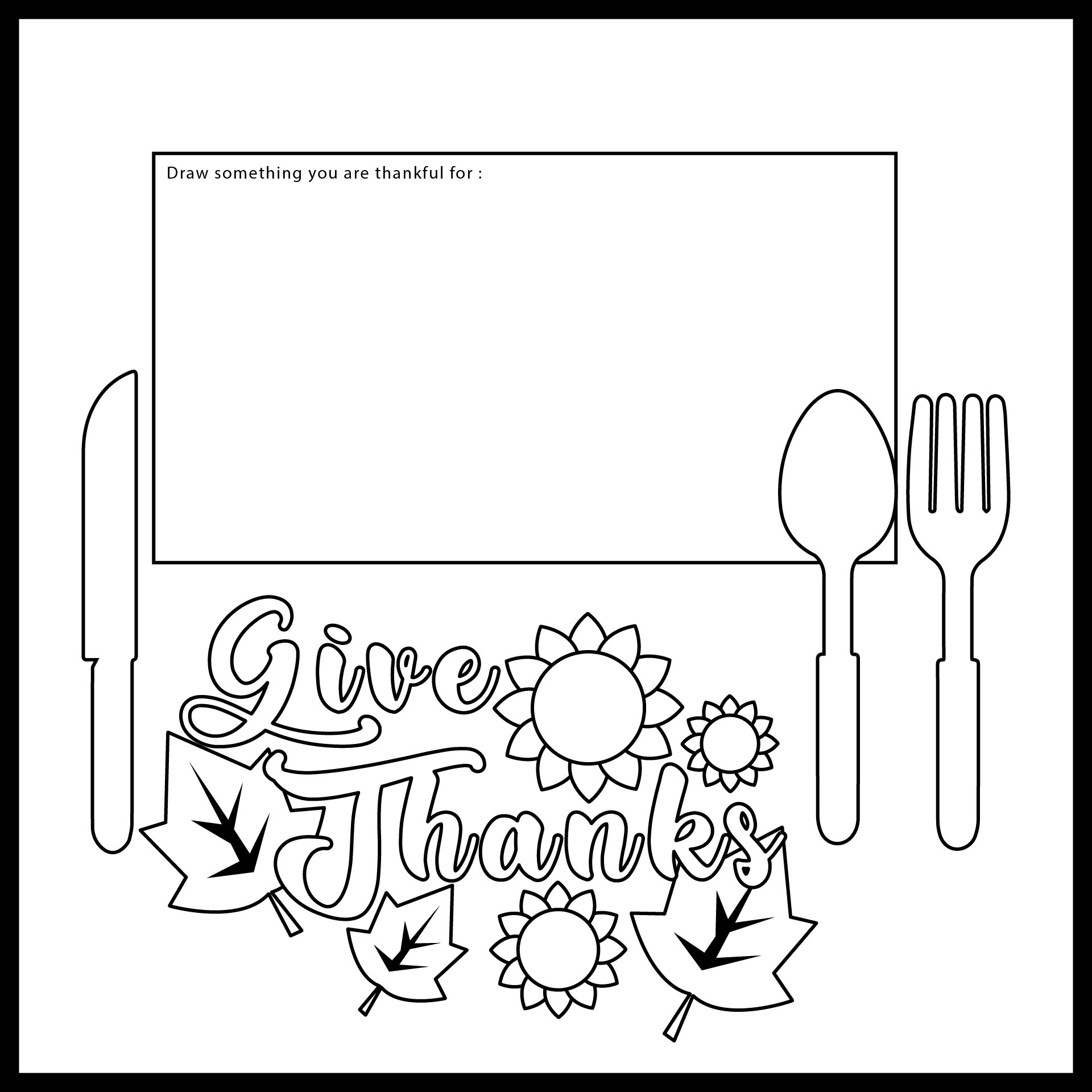 Thanksgiving Placemats Templates