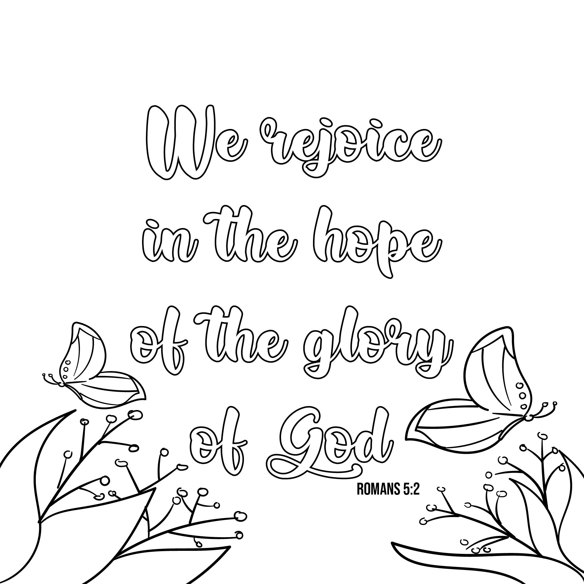 Christian Quotes Coloring Pages