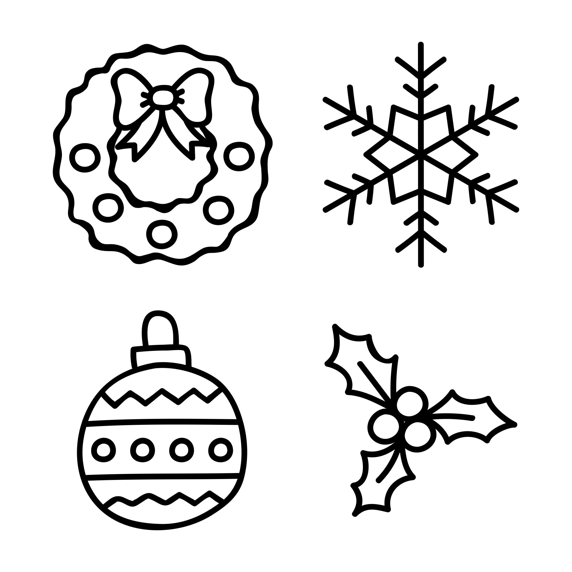 Printable Christmas Ornament Cross Stitch Patterns