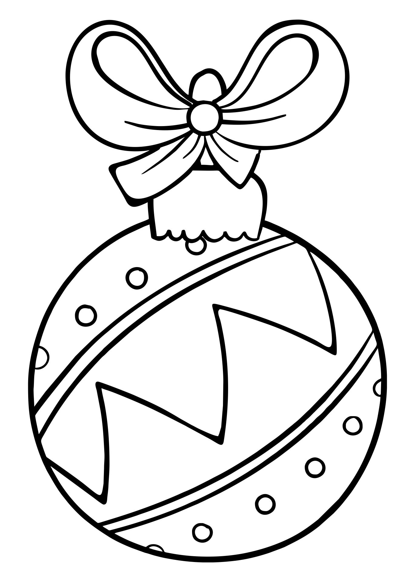 Printable Christmas Ornaments Coloring Pages & Blank Templates